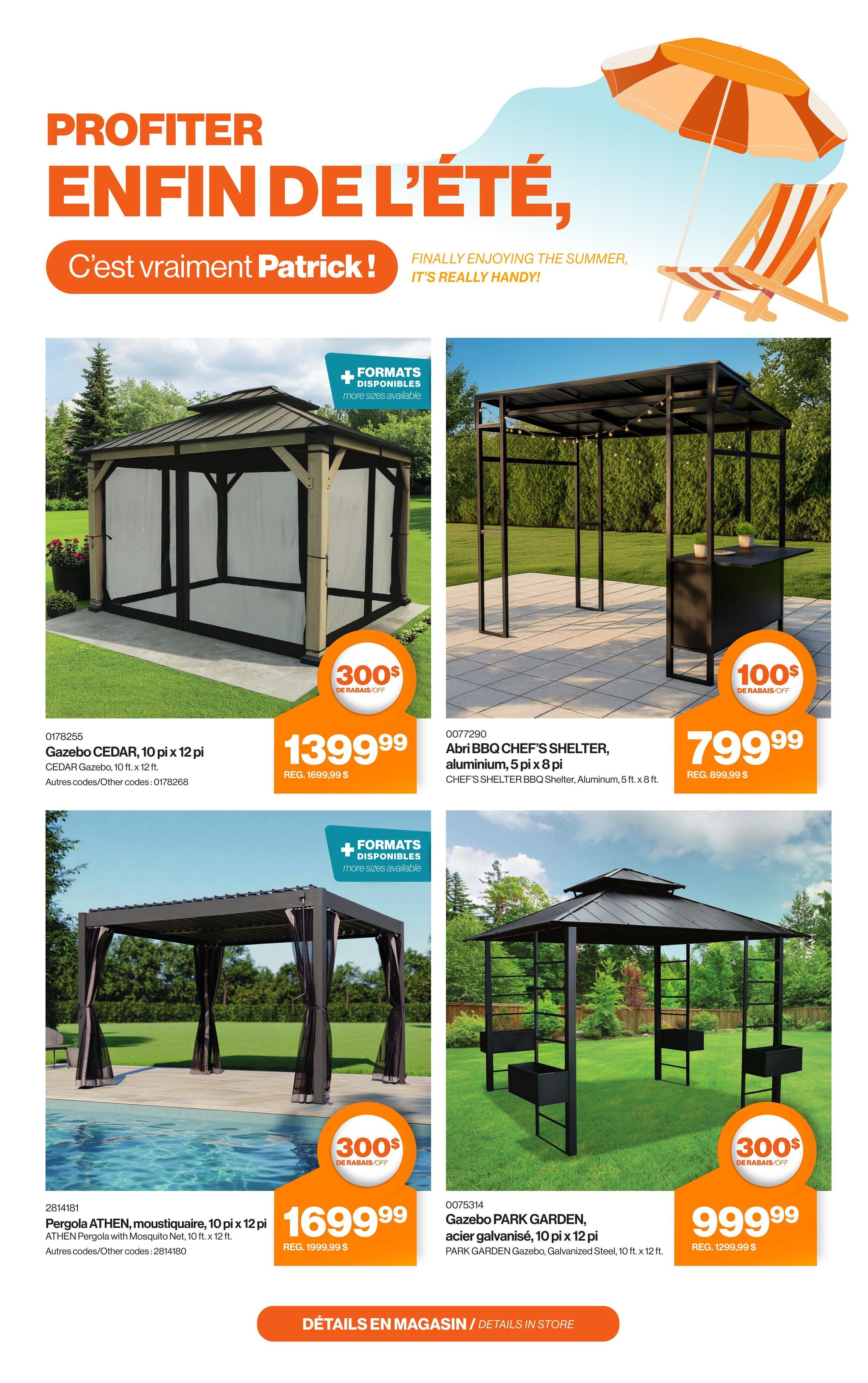 Patrick Morin Flyer July 2 to 8