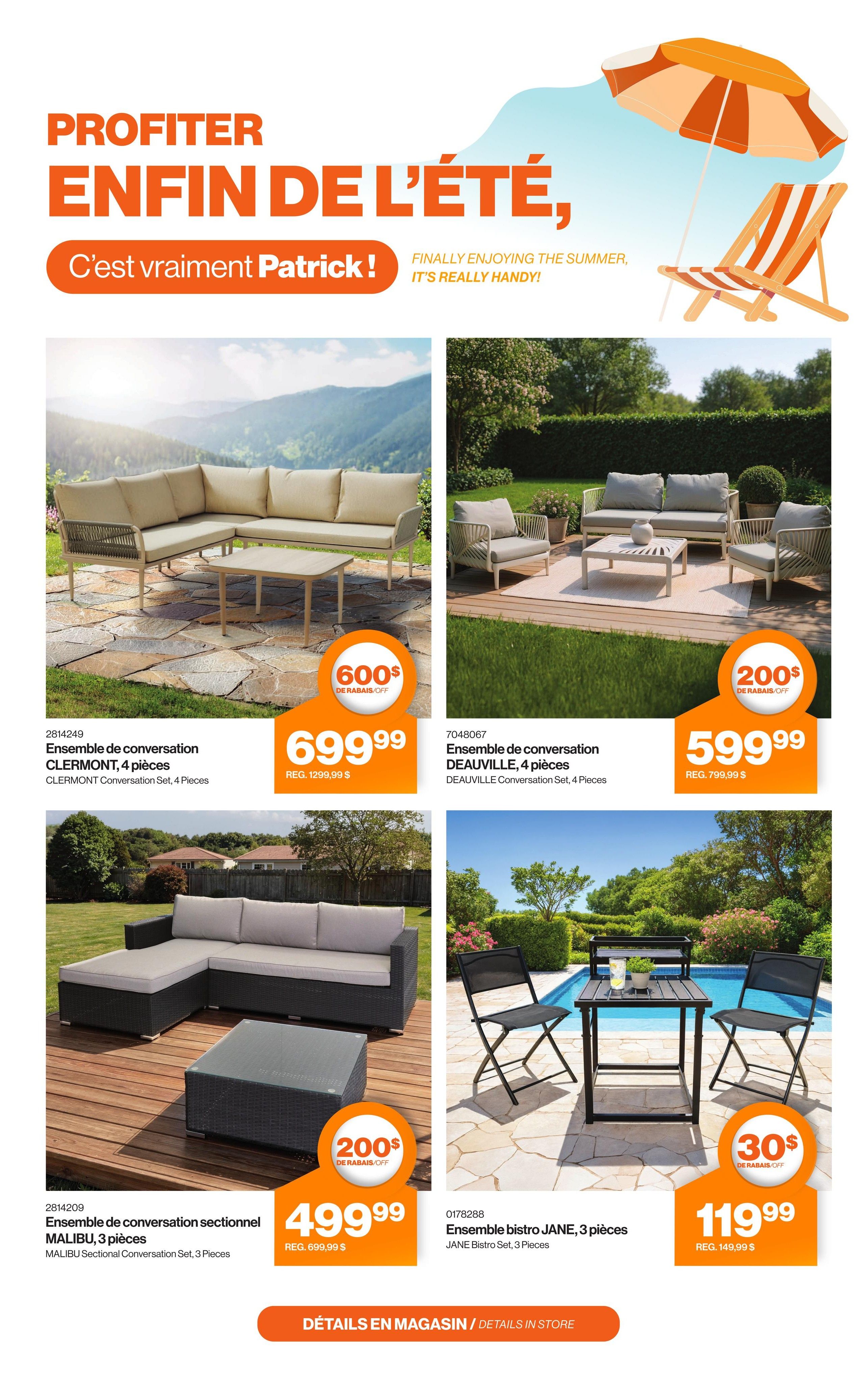 Patrick Morin Flyer July 2 to 8