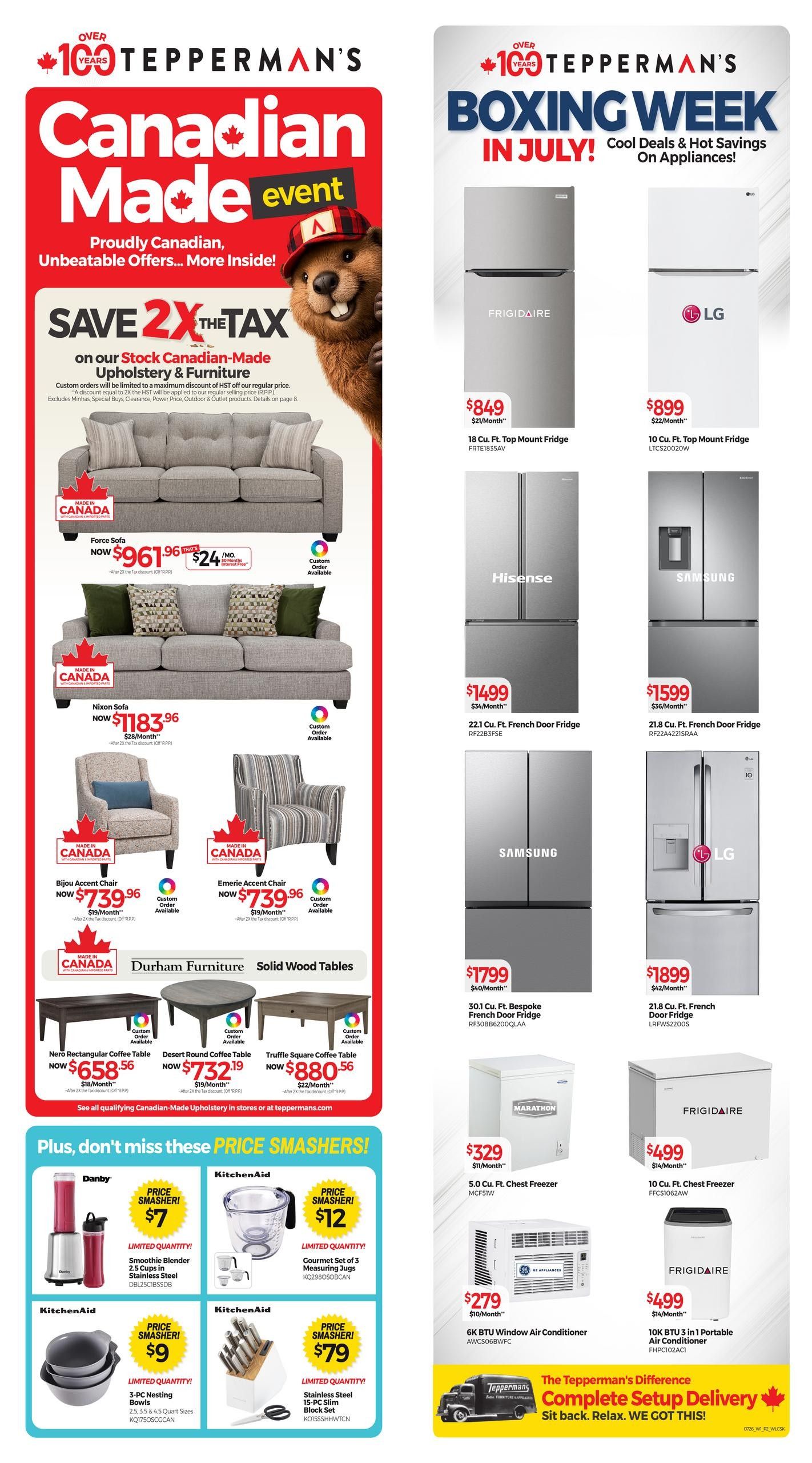 Tepperman's Flyer July 3 to 9