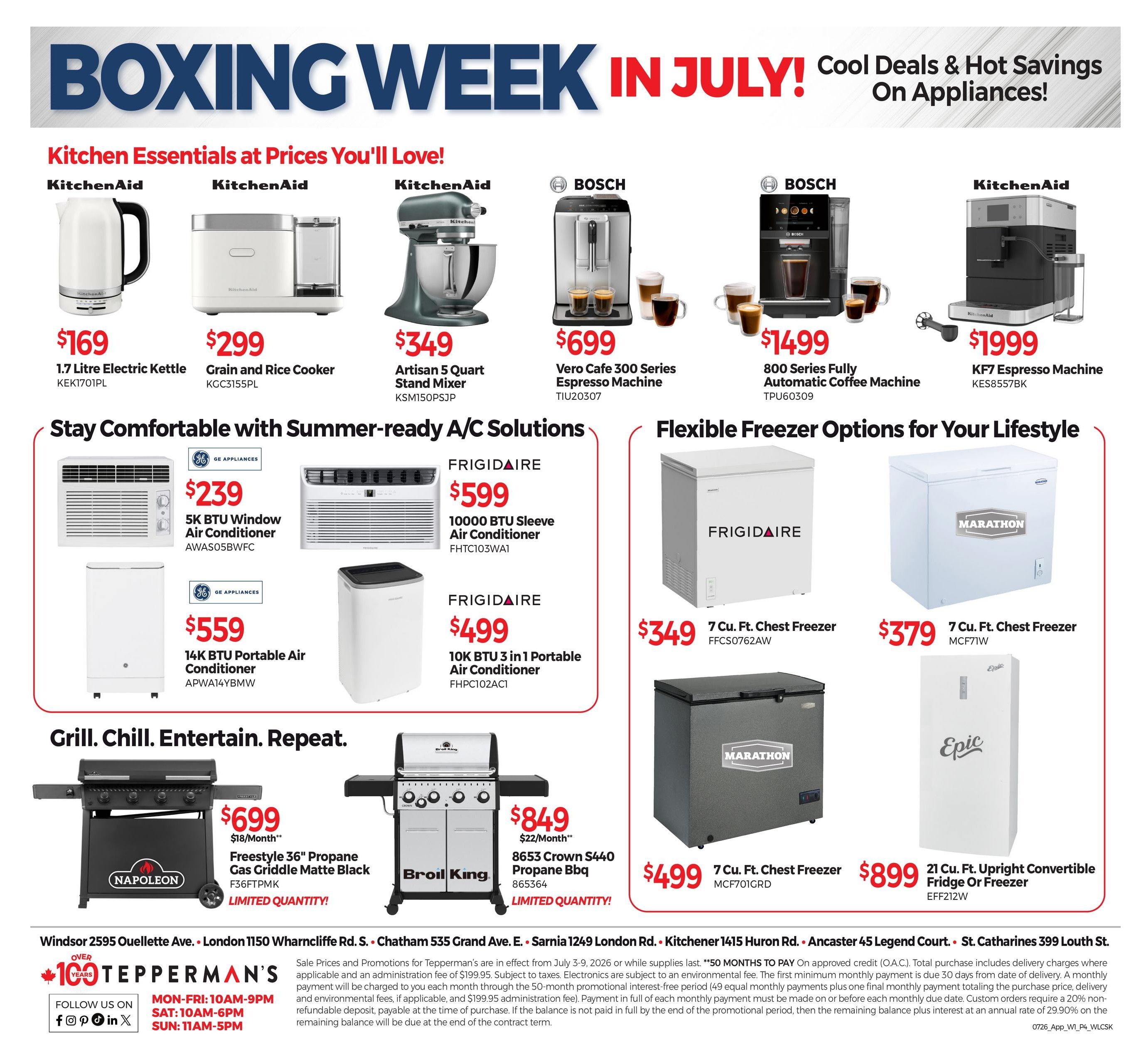 Tepperman's Flyer July 3 to 9