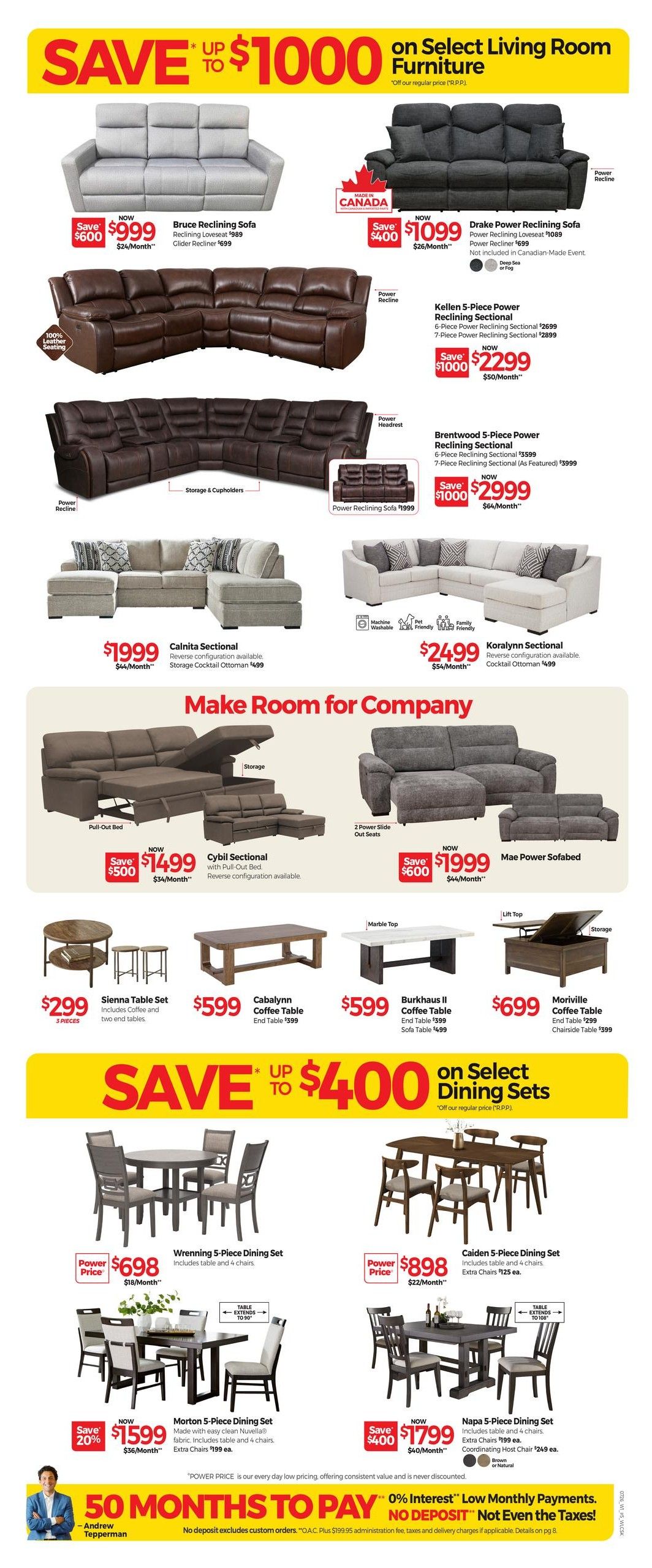 Tepperman's Flyer July 3 to 9