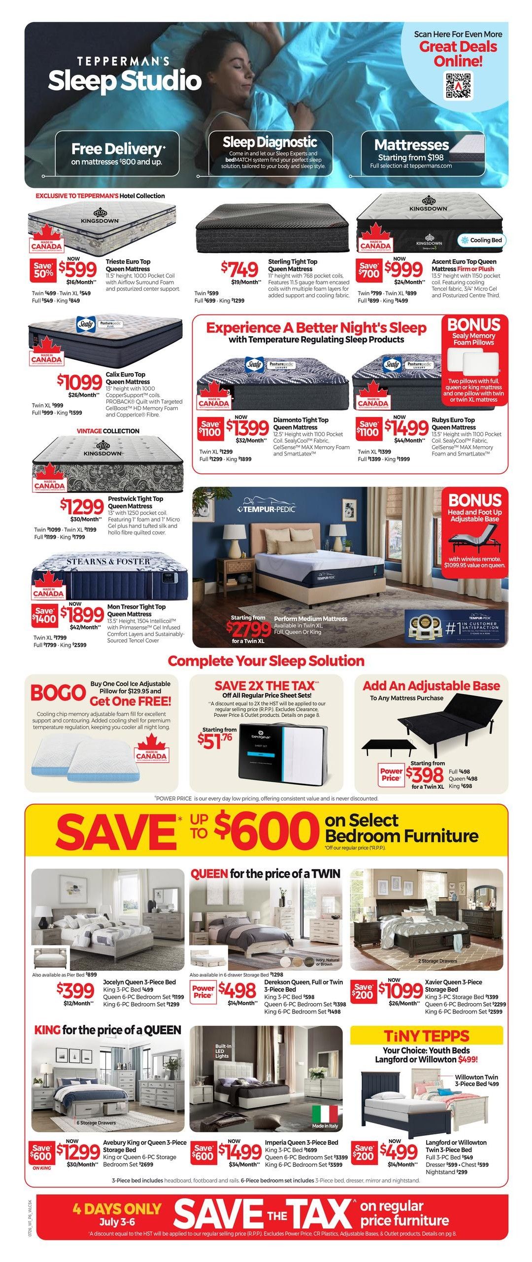 Tepperman's Flyer July 3 to 9