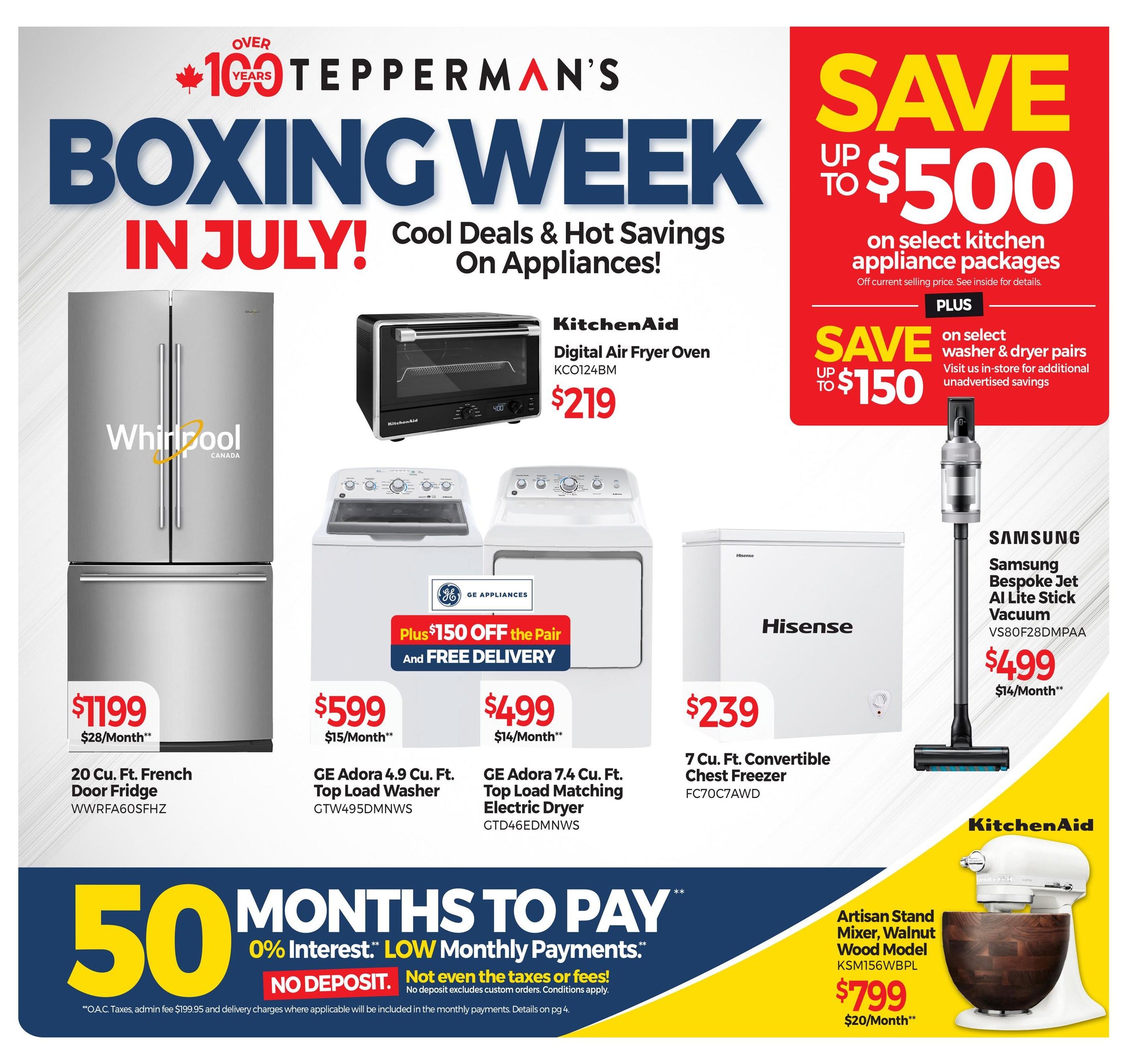 Tepperman's Flyer July 3 to 9