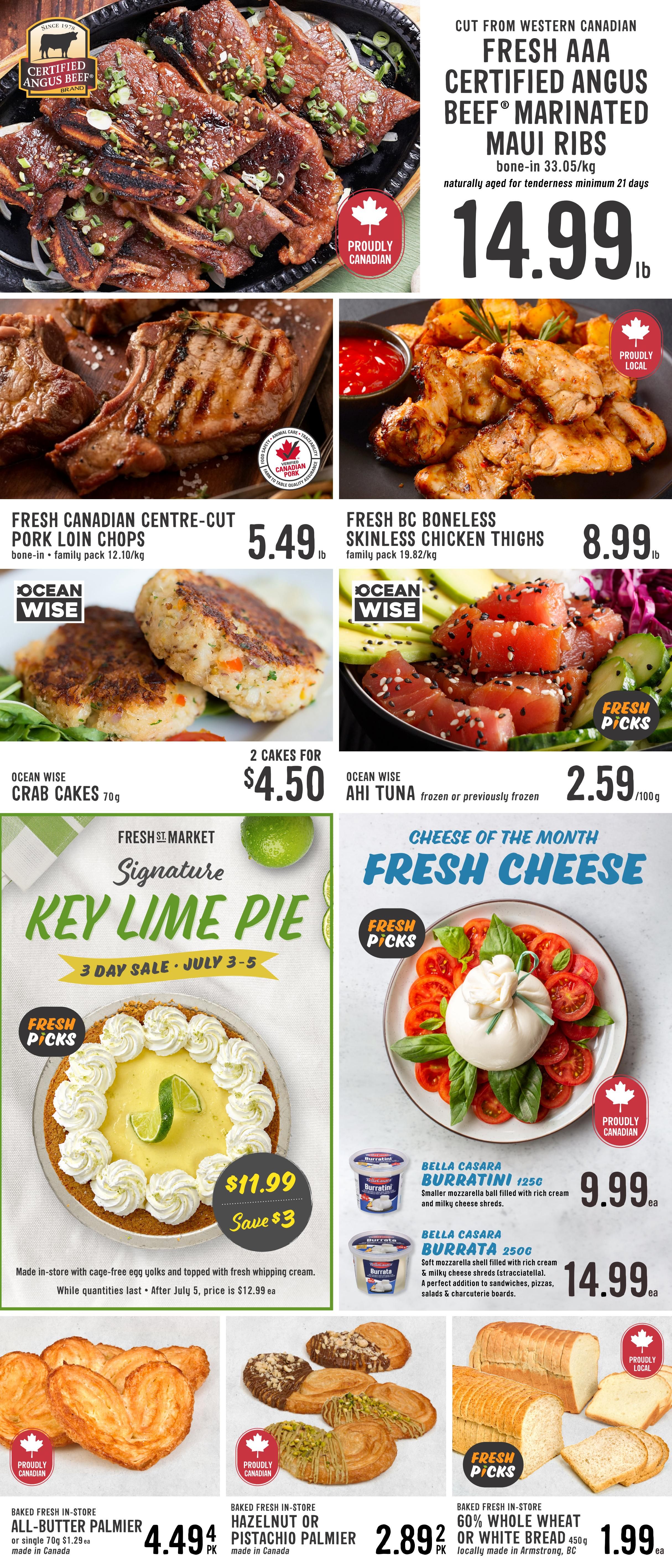 Fresh St. Market Flyer July 3 to 9