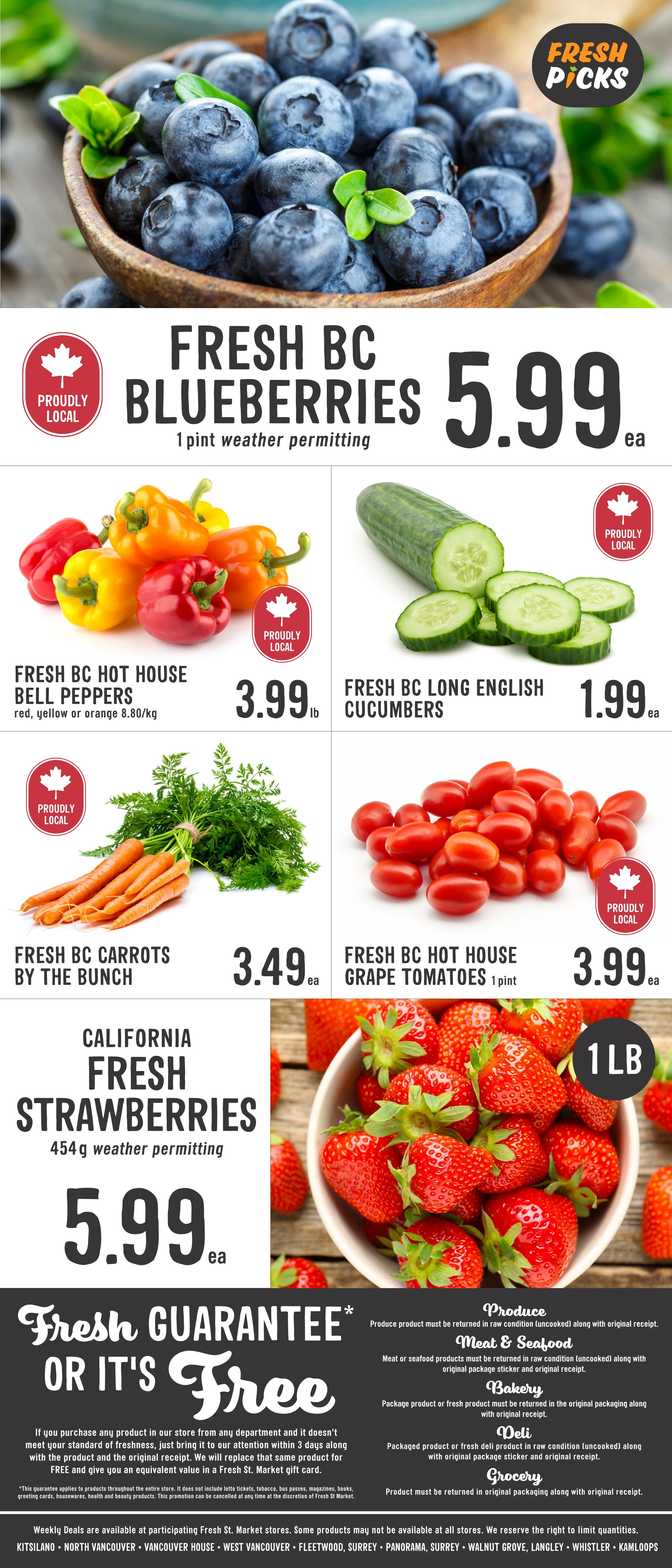 Fresh St. Market Flyer July 3 to 9