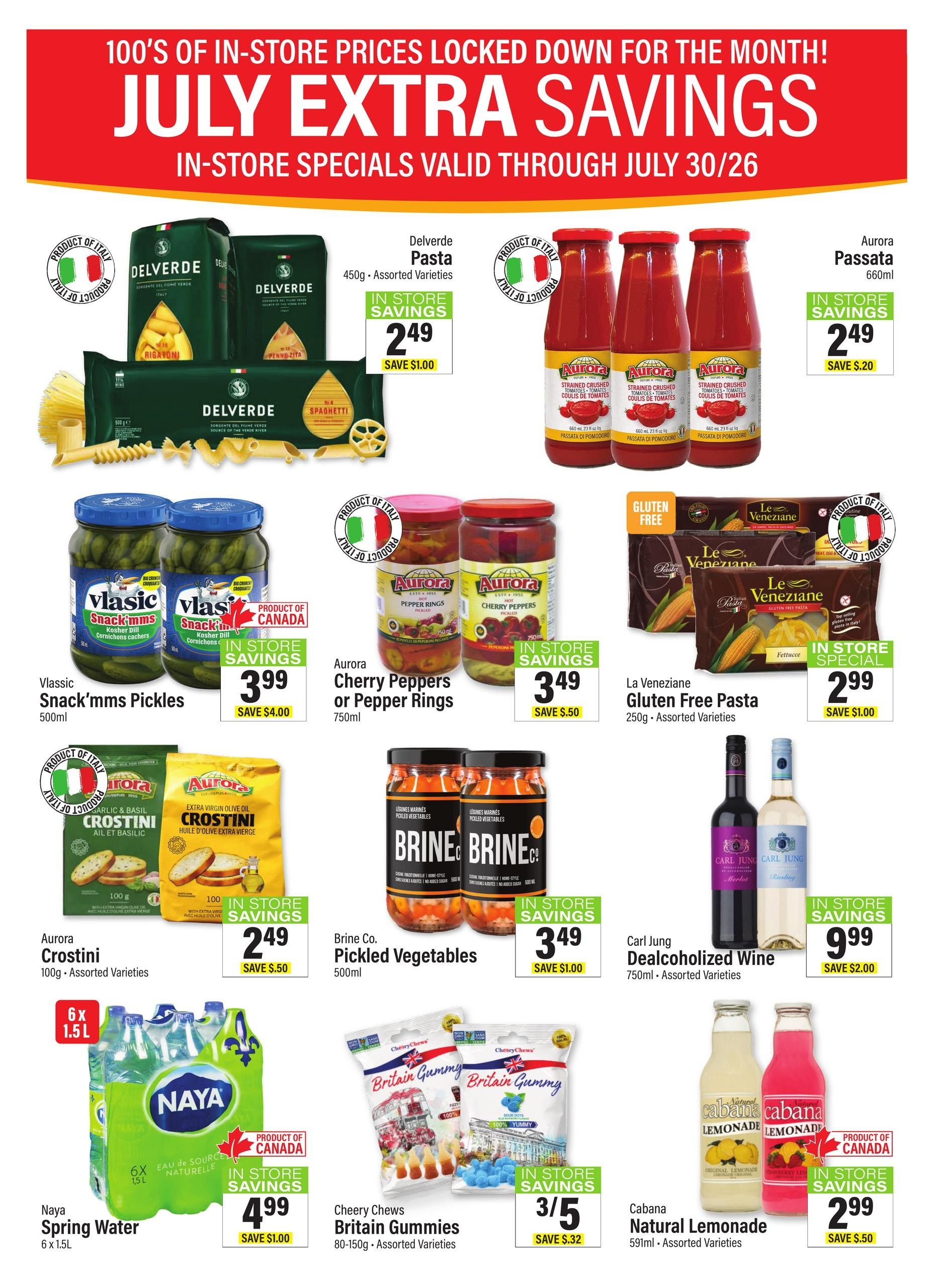 Commisso's Fresh Foods Flyer July 3 to 9