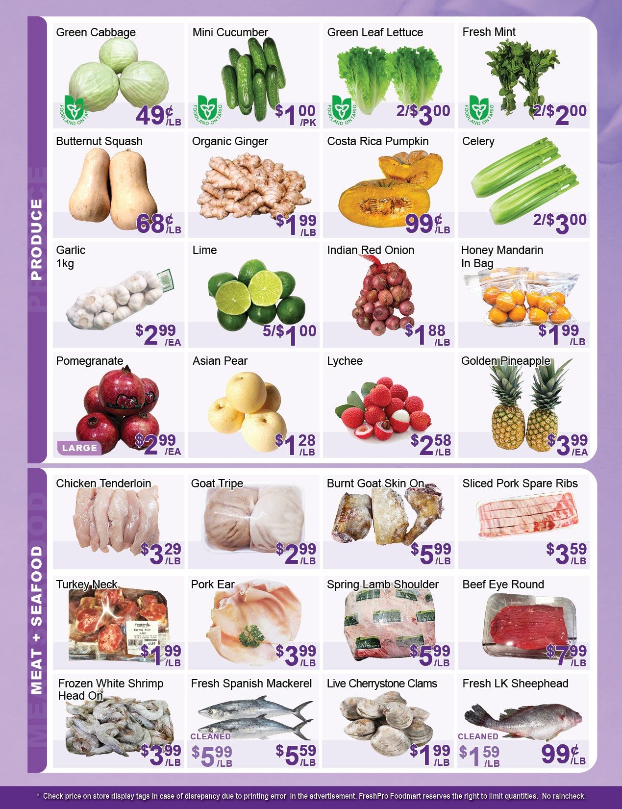 FreshPro Foodmart (Brampton) Flyer July 3 to 9