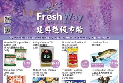 FreshWay Foodmart Flyer July 3 to 9
