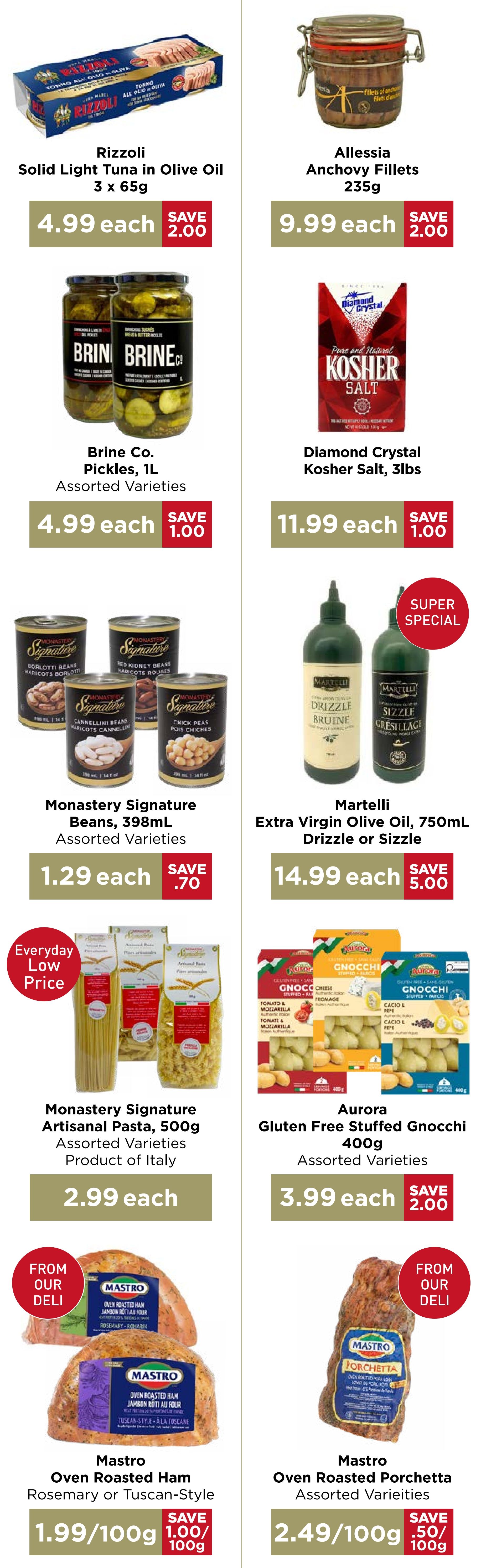 Monastery Bakery Flyer July 1 to 15