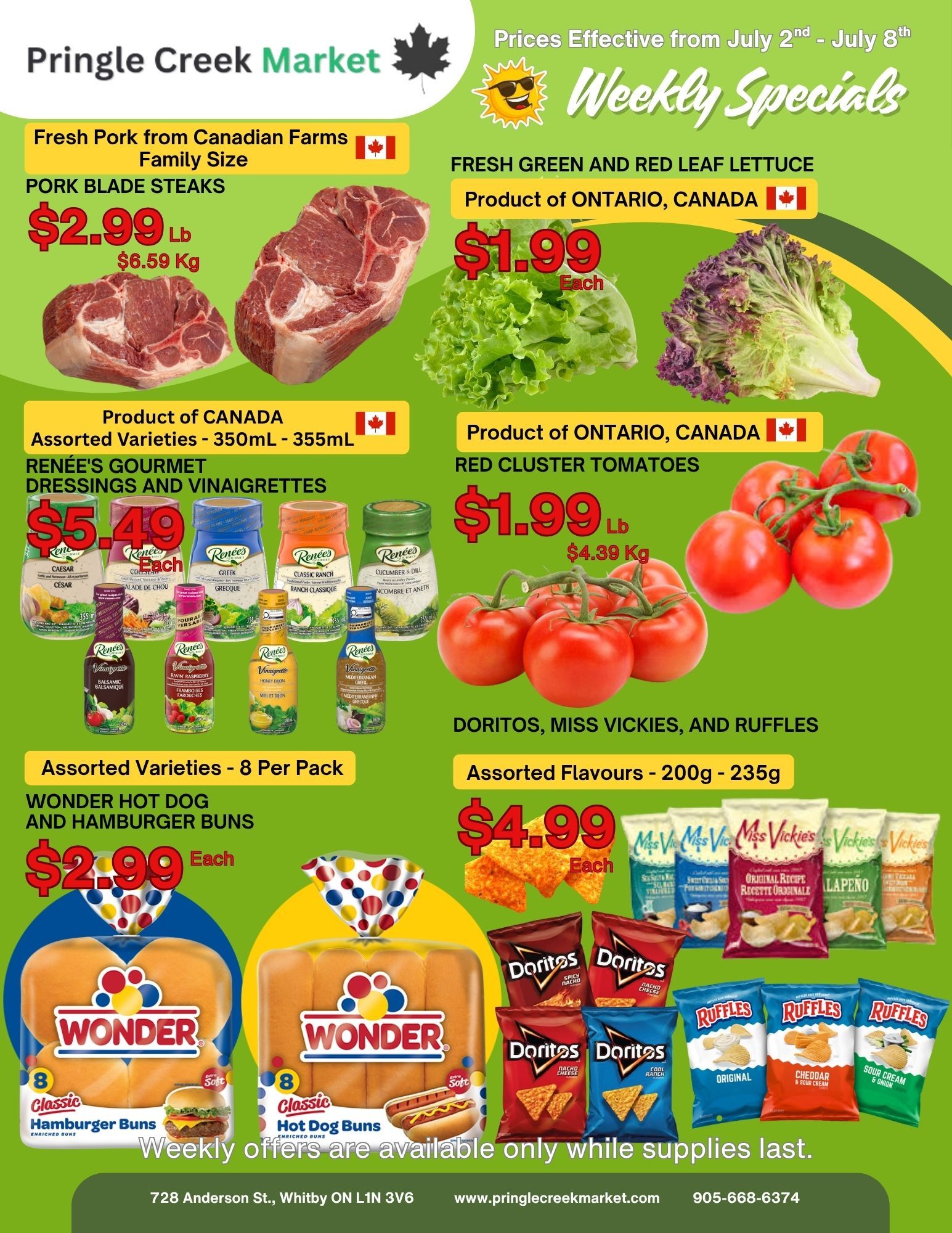 Pringle Creek Market Flyer July 2 to 8