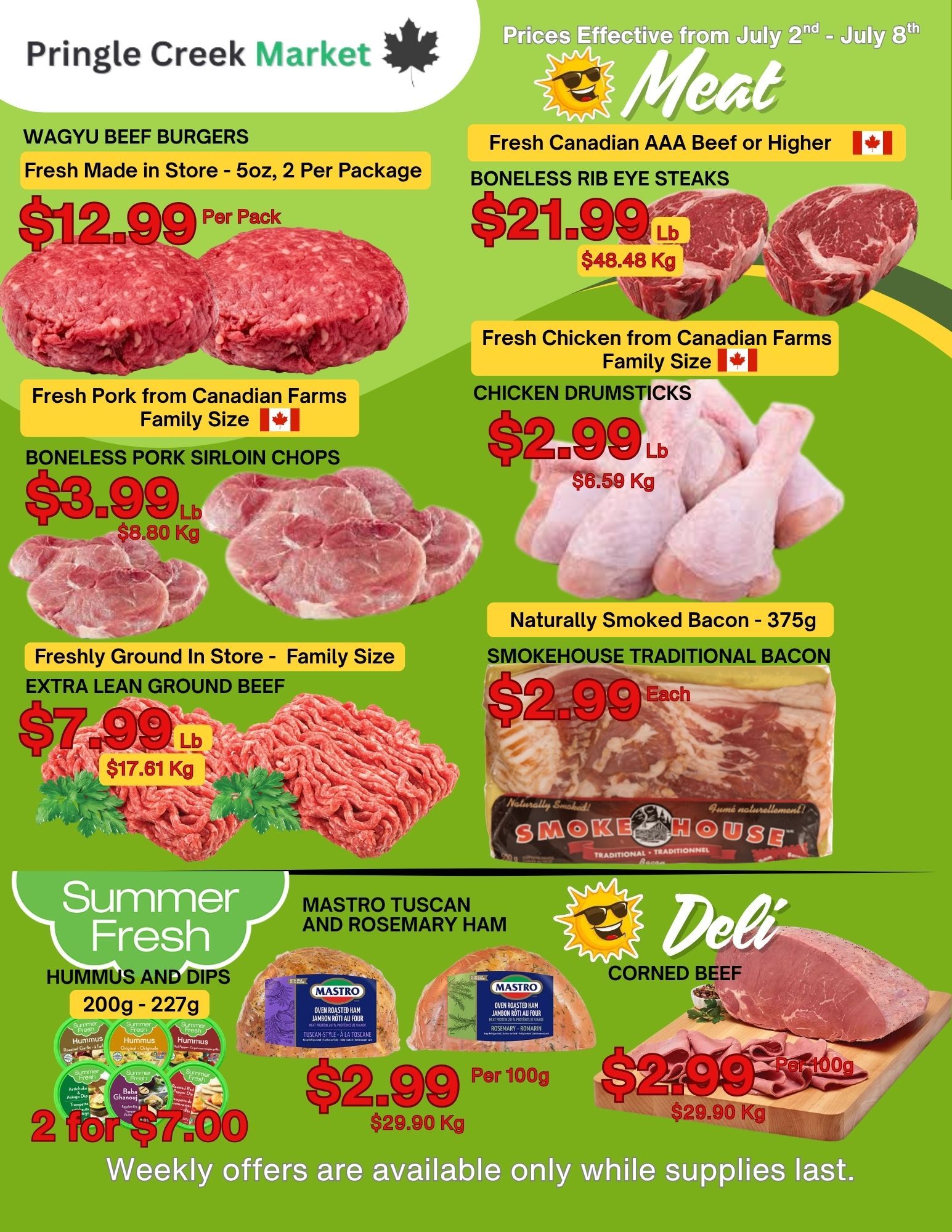 Pringle Creek Market Flyer July 2 to 8