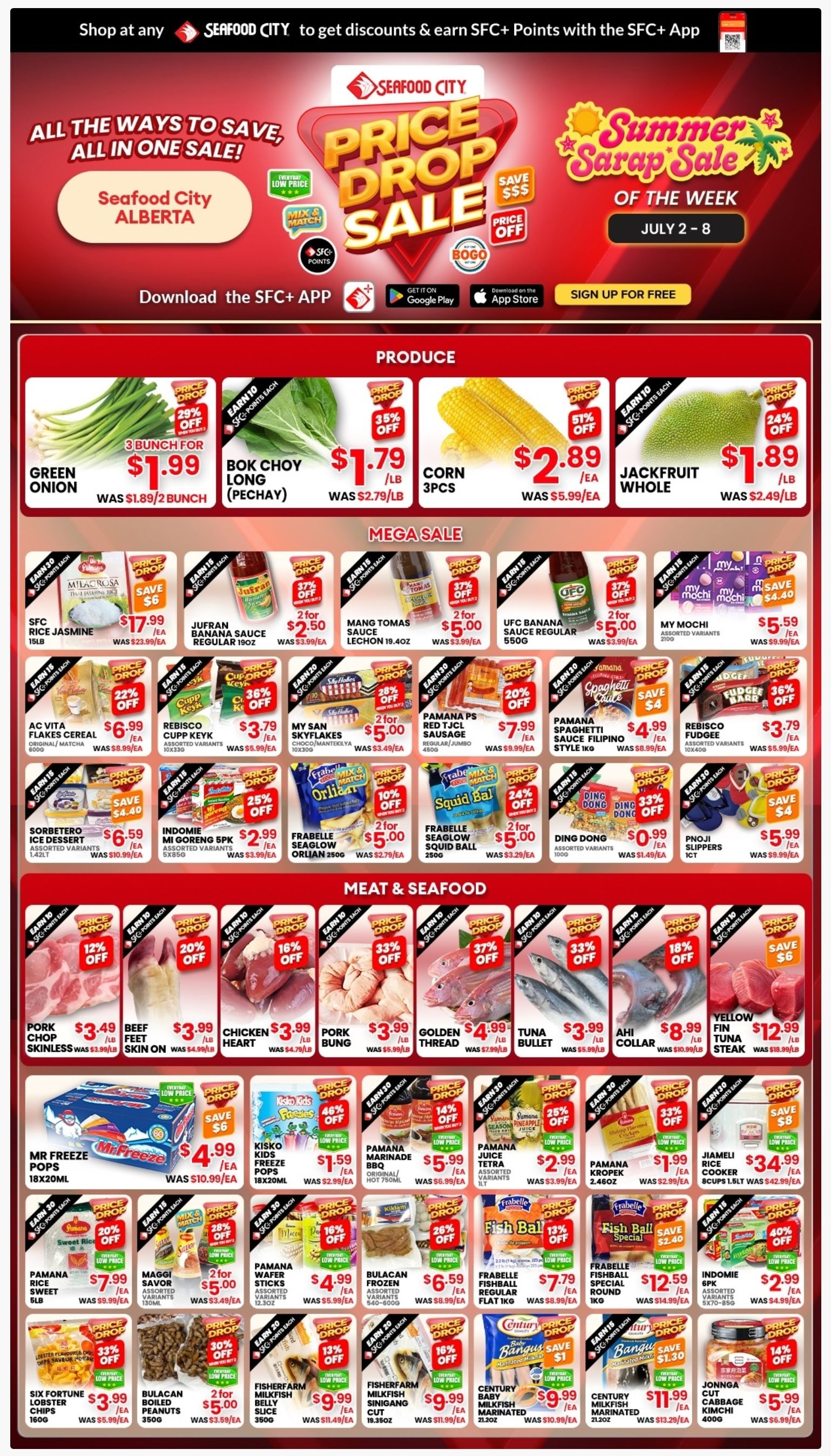 Seafood City Supermarket (AB) Flyer July 2 to 8