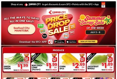 Seafood City Supermarket (MB) Flyer July 2 to 8