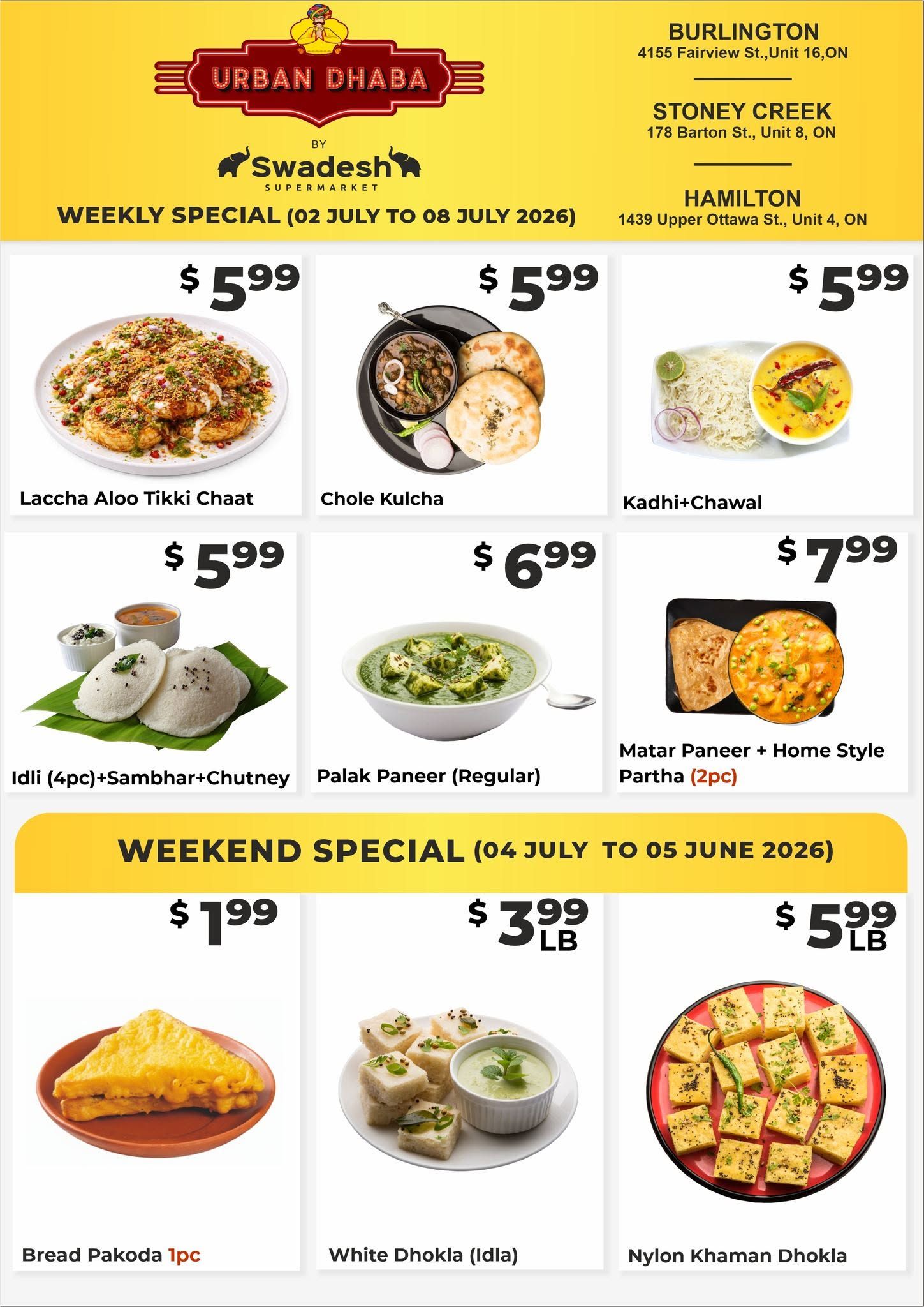 Swadesh Supermarket Flyer July 2 to 8