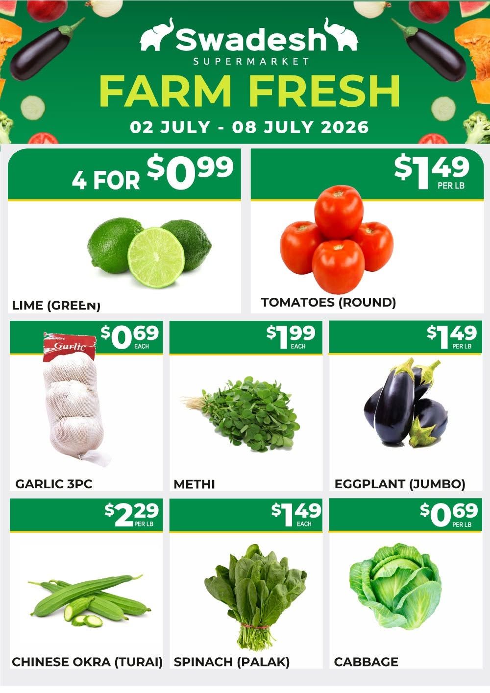 Swadesh Supermarket Flyer July 2 to 8