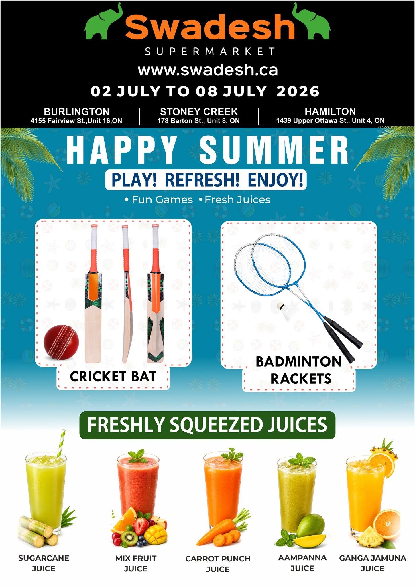 Swadesh Supermarket Flyer July 2 to 8