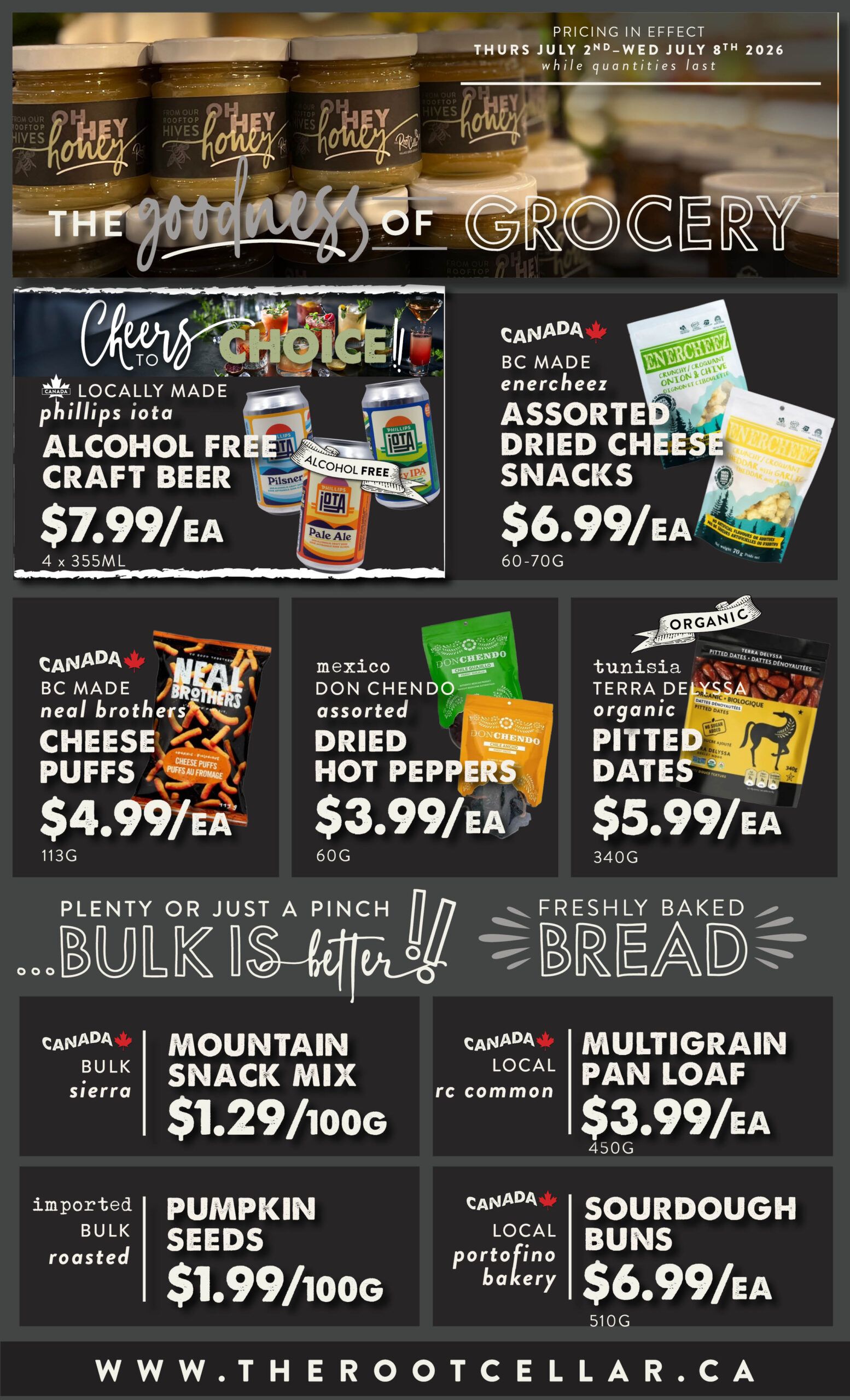 The Root Cellar Flyer July 2 to 8