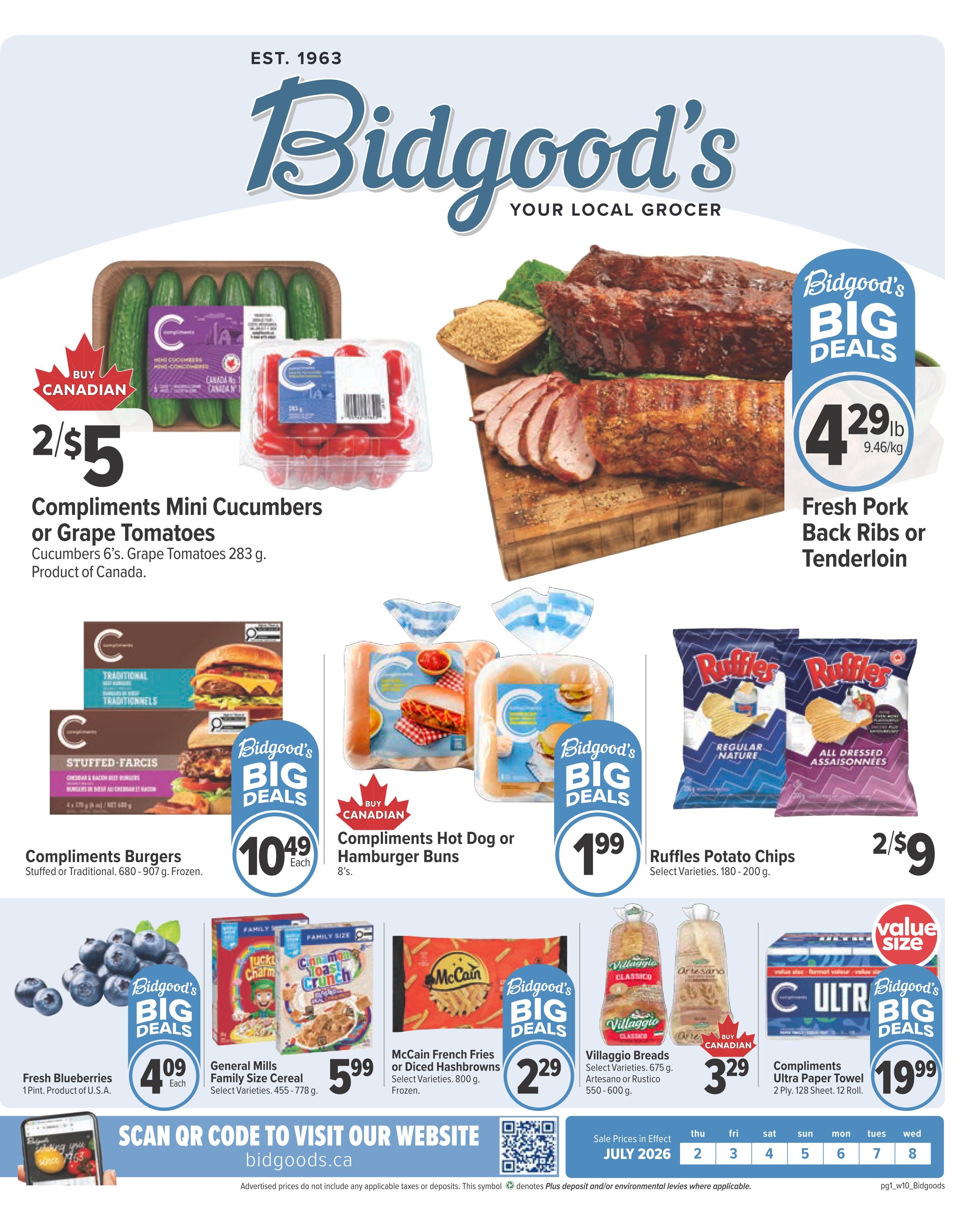 Bidgood's Flyer July 2 to 8