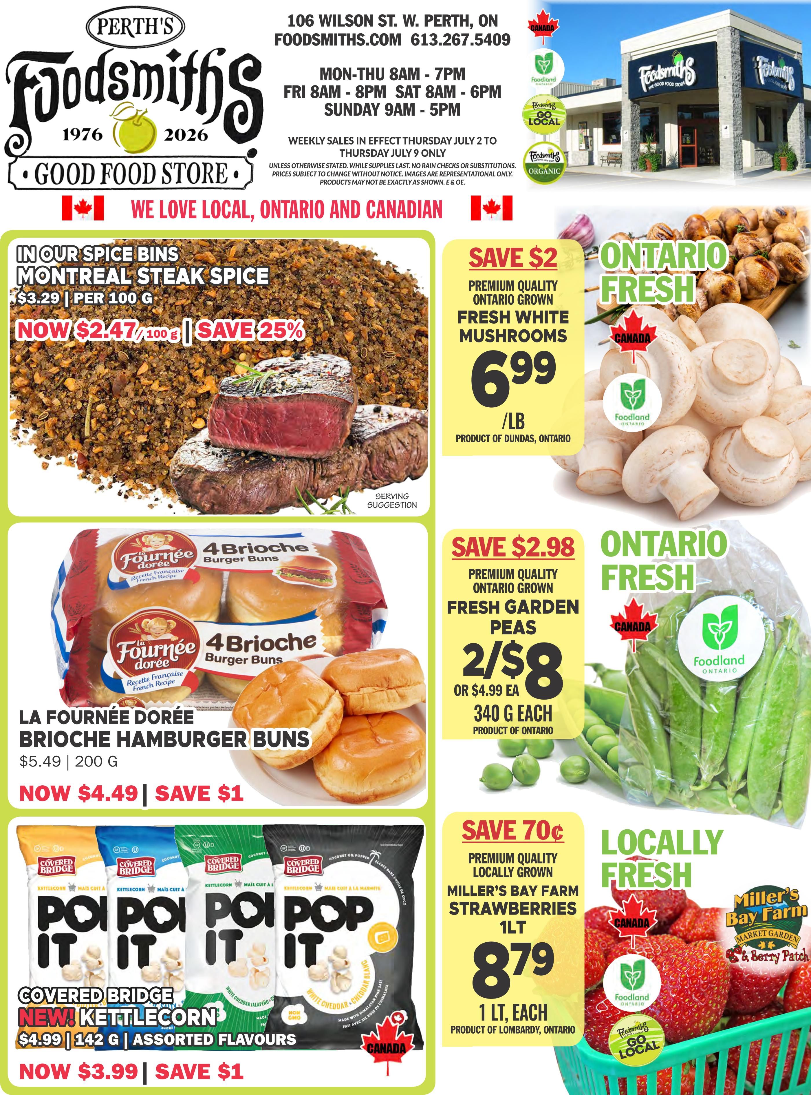 Foodsmiths Flyer July 2 to 9