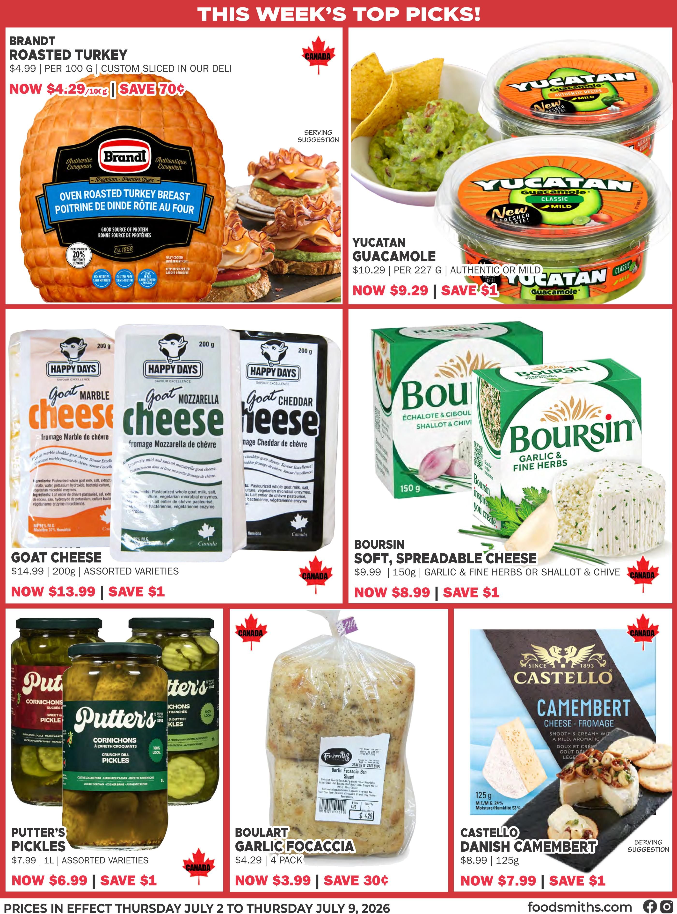 Foodsmiths Flyer July 2 to 9