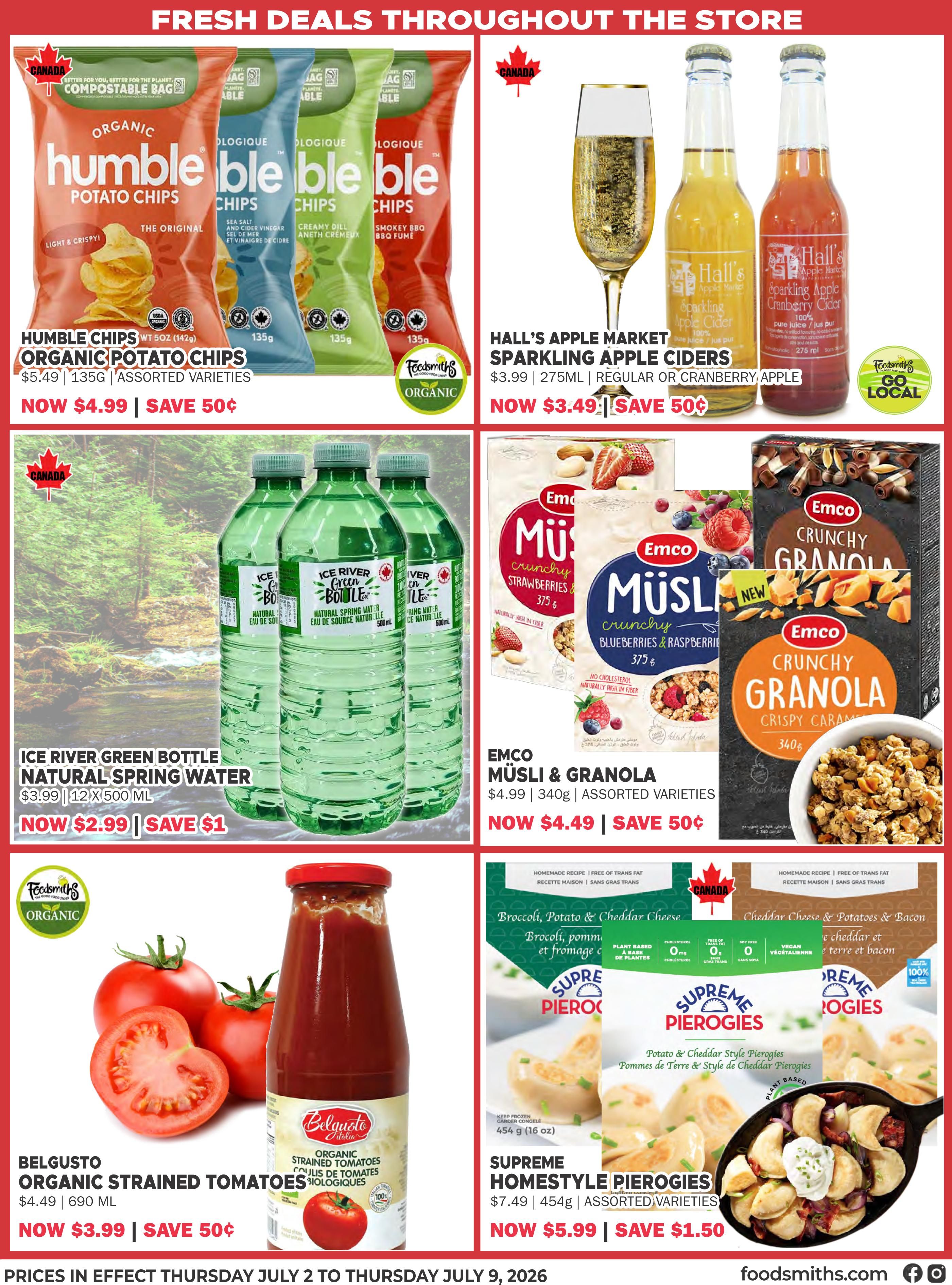 Foodsmiths Flyer July 2 to 9
