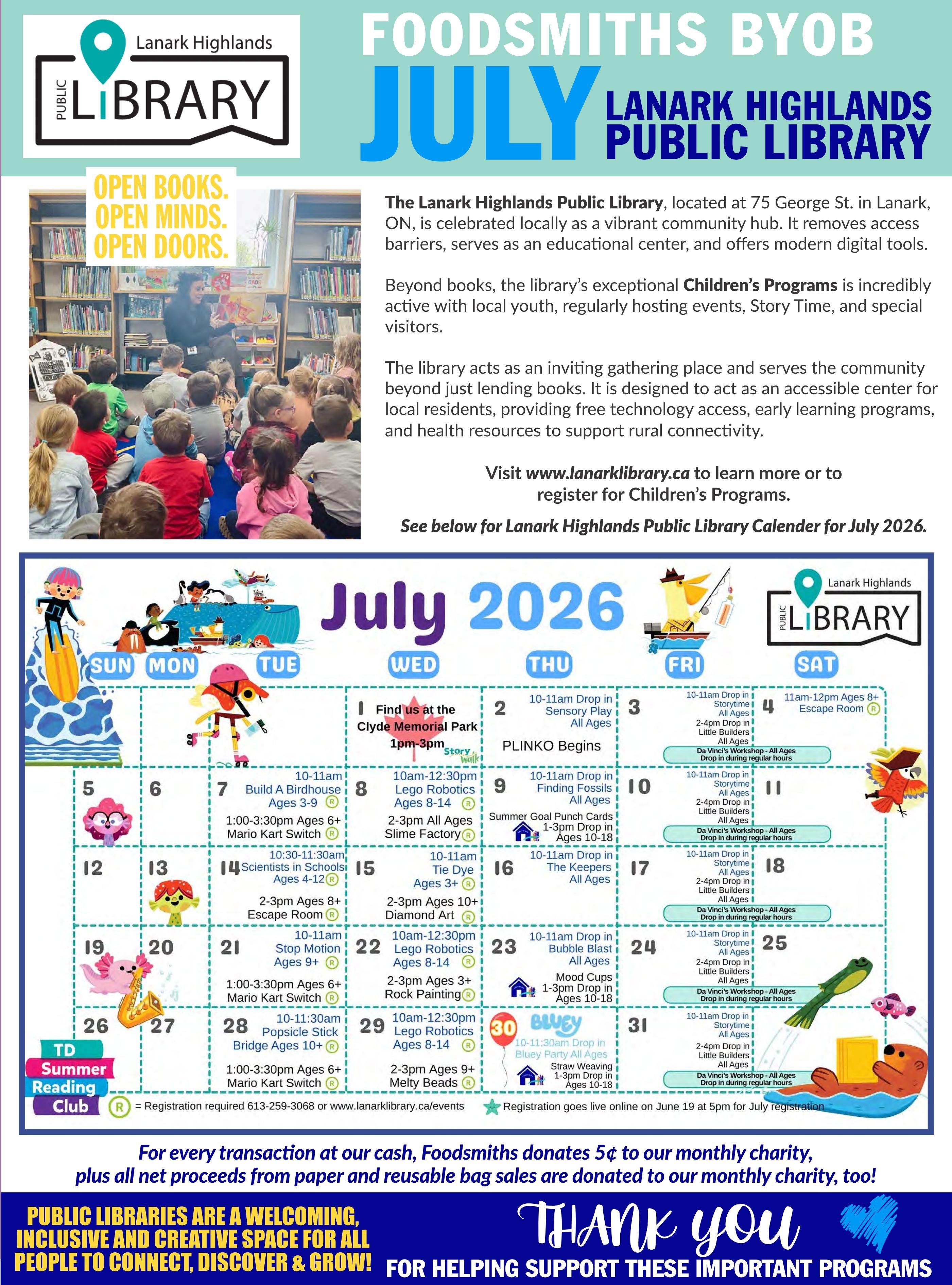 Foodsmiths Flyer July 2 to 9