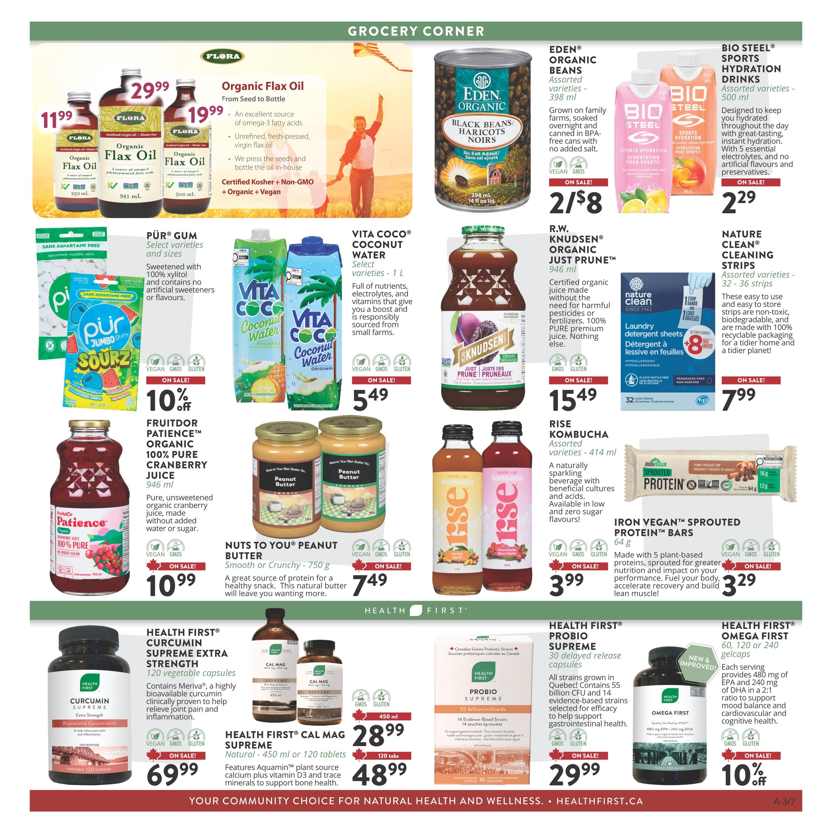 Foodsmiths Health First Flyer July 1 to 31