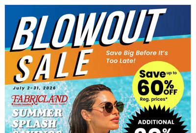 Fabricland (ON) Flyer July 2 to 31