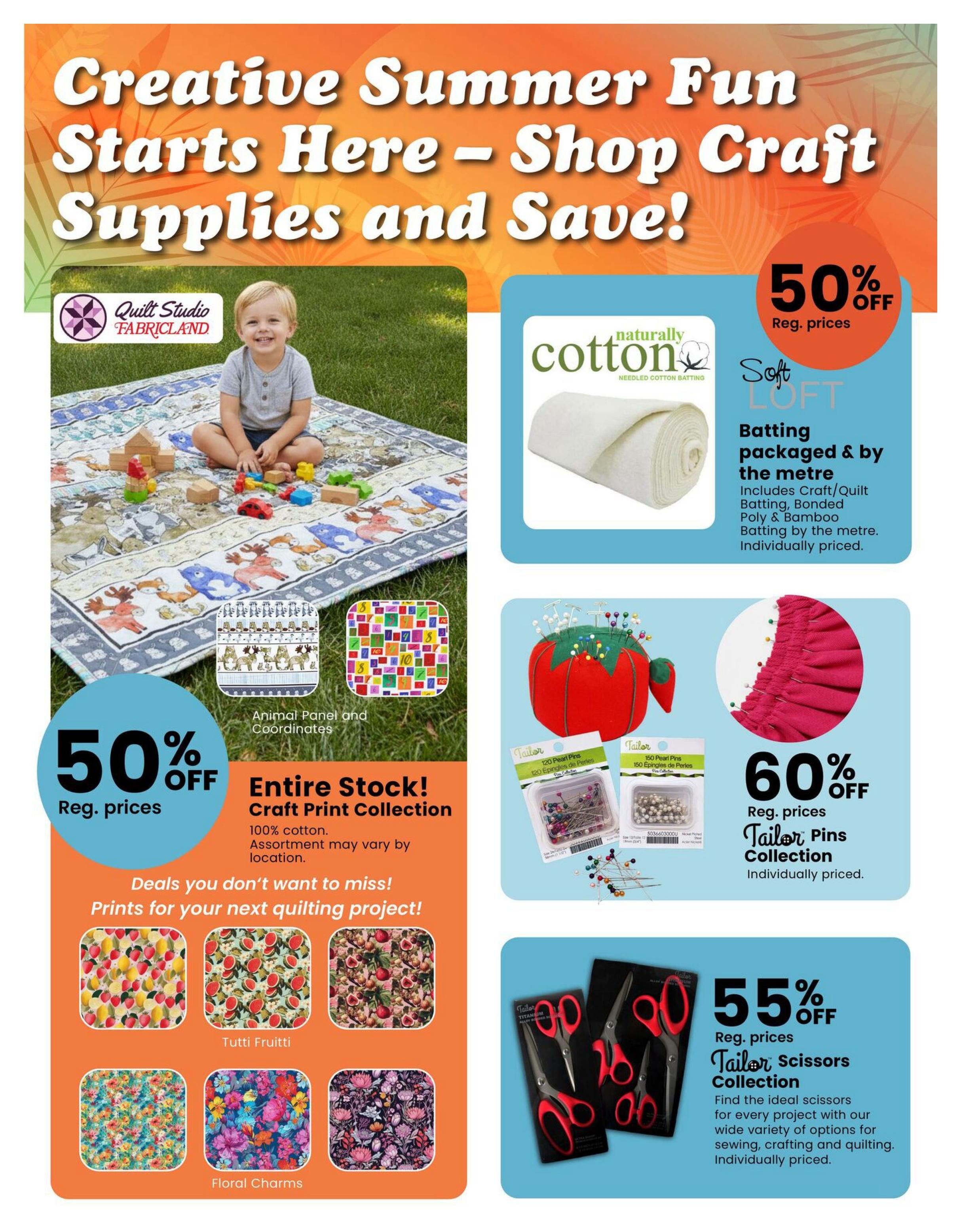 Fabricland (ON) Flyer July 2 to 31