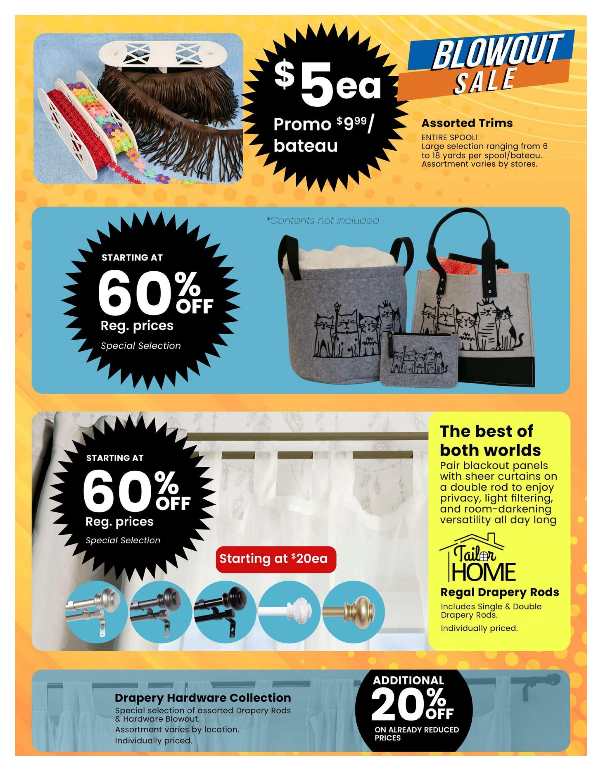 Fabricland (ON) Flyer July 2 to 31