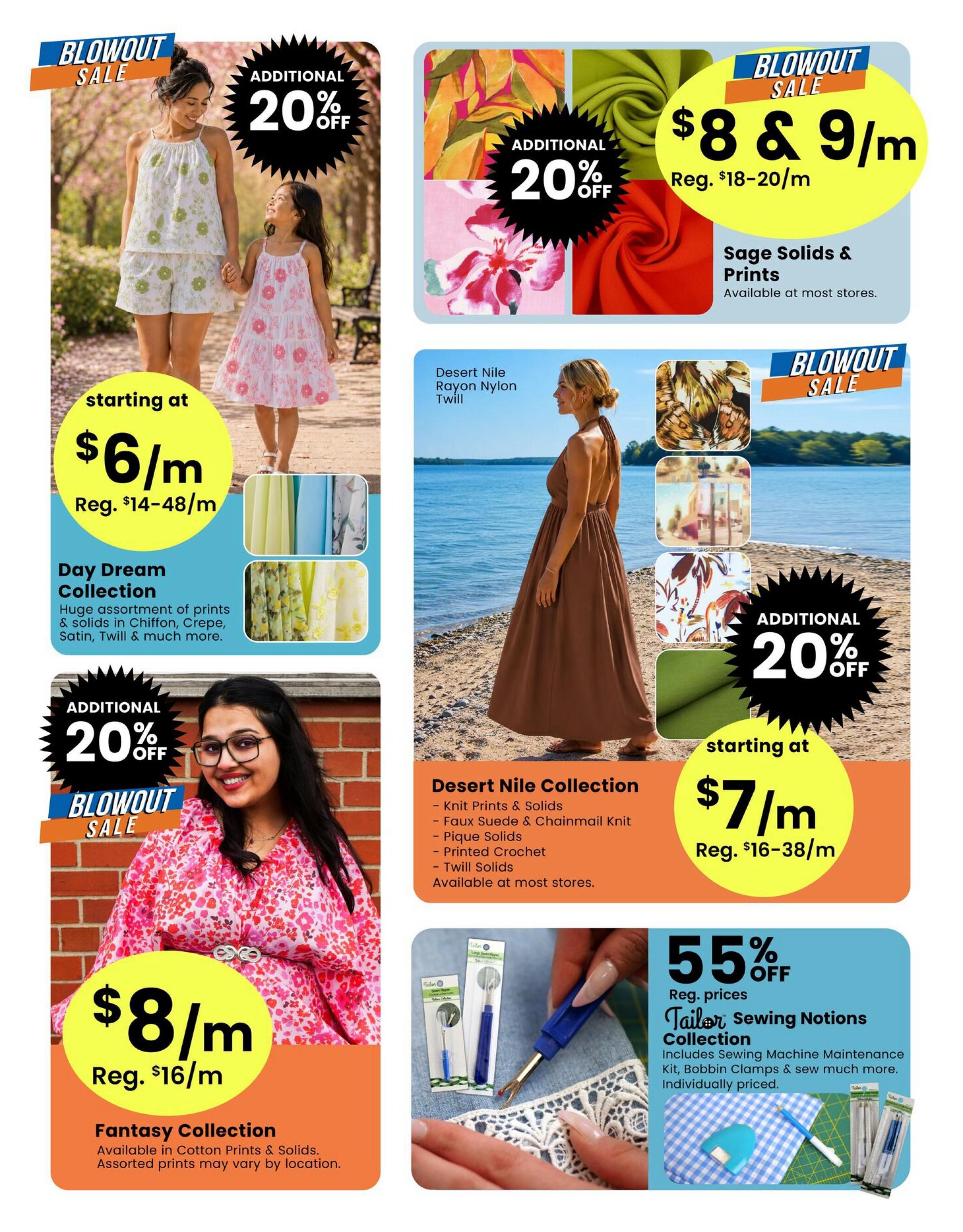 Fabricland (ON) Flyer July 2 to 31