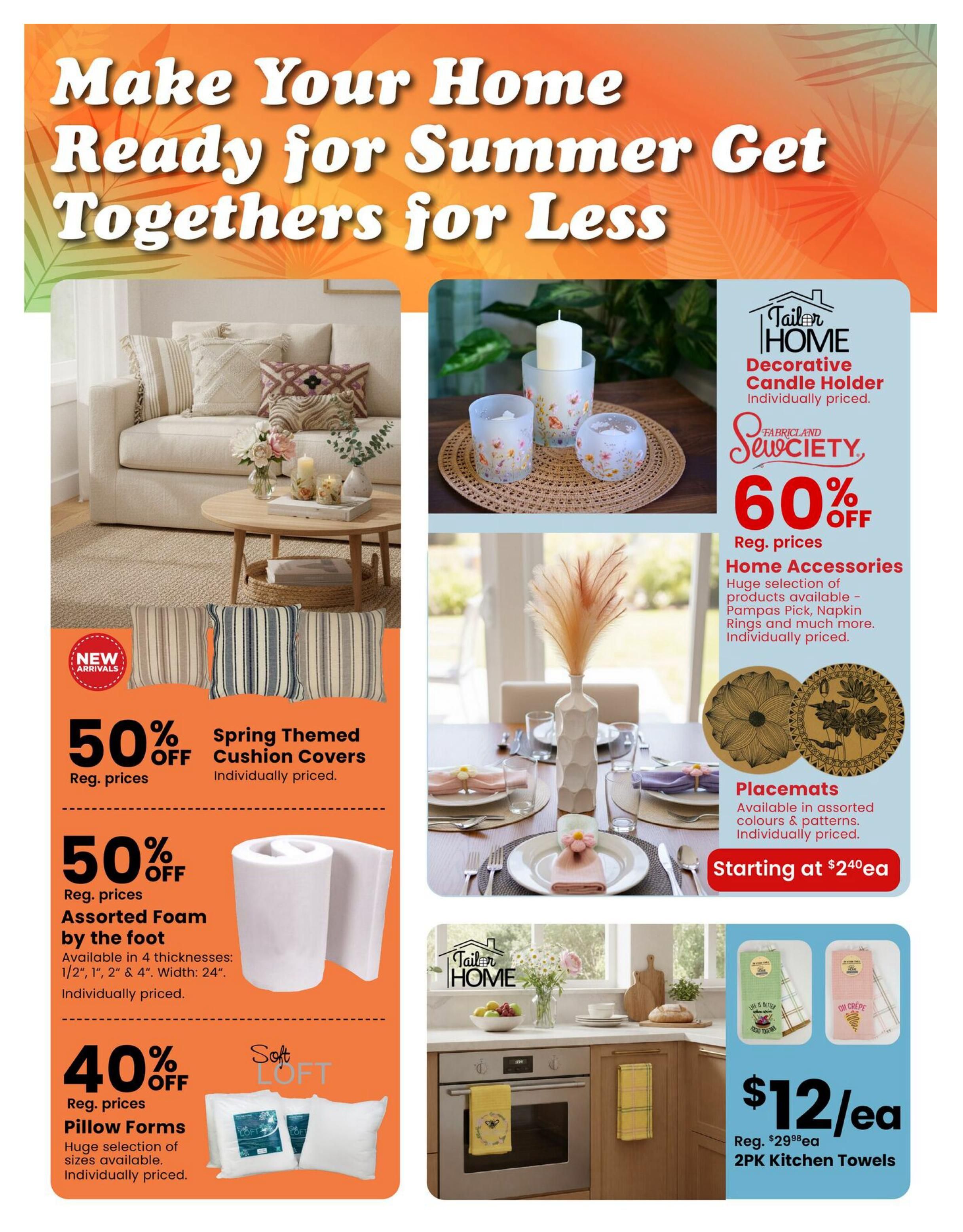 Fabricland (ON) Flyer July 2 to 31