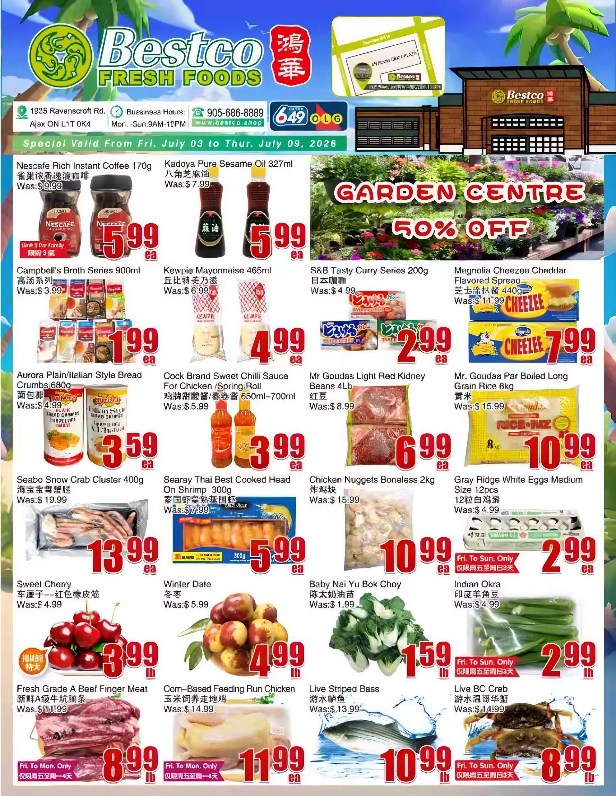 BestCo Food Mart (Ajax) Flyer July 3 to 9