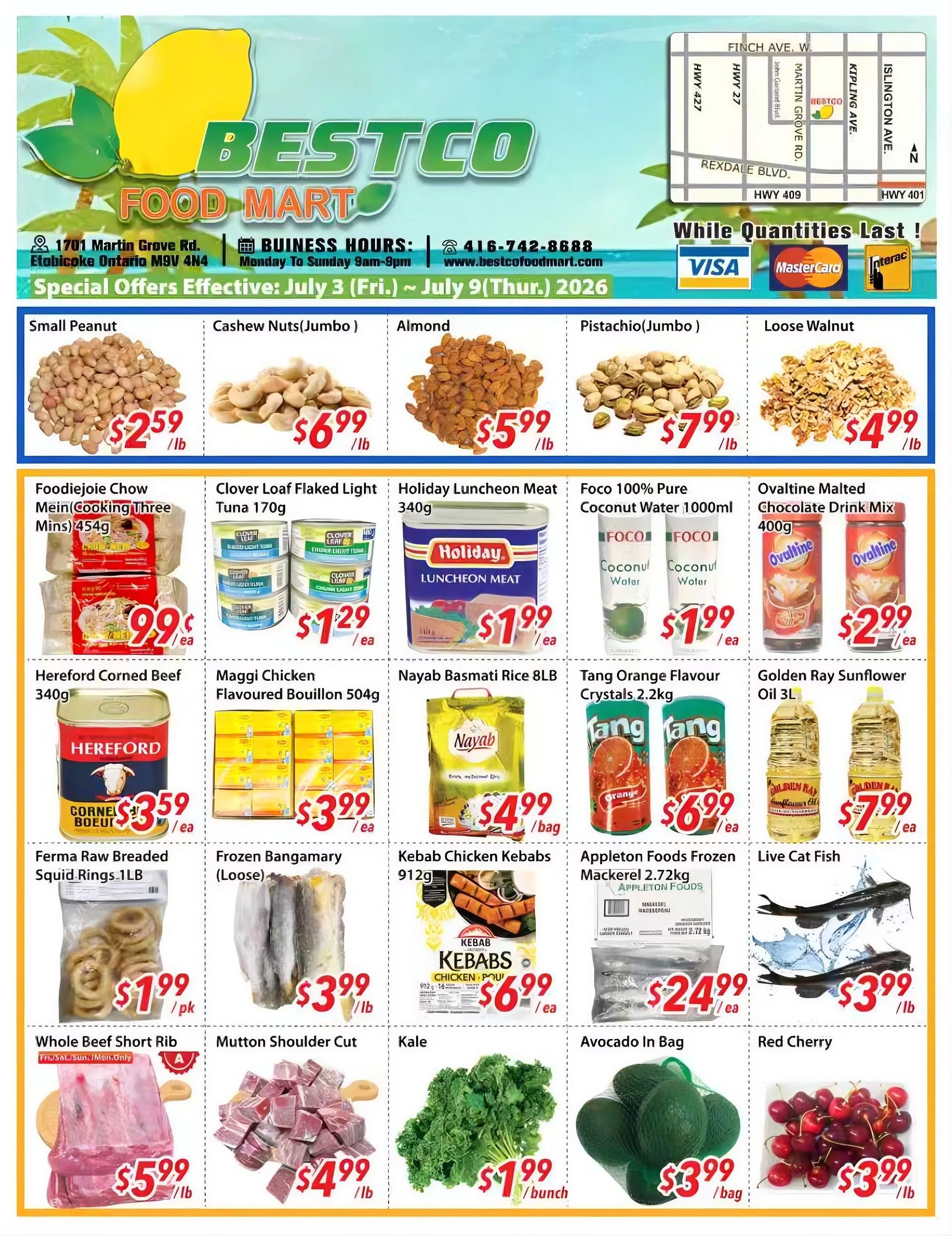 BestCo Food Mart (Etobicoke) Flyer July 3 to 9