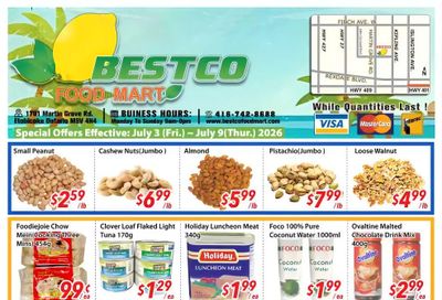 BestCo Food Mart (Etobicoke) Flyer July 3 to 9
