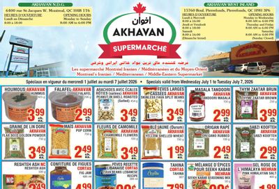 Akhavan Supermarche Flyer July 1 to 7