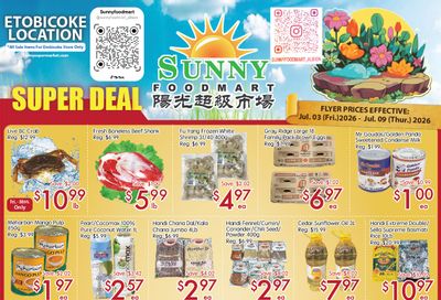 Sunny Foodmart (Etobicoke) Flyer July 3 to 9