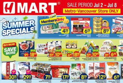 H Mart (West) Flyer July 2 to 8