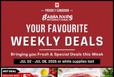 Basha Foods International Flyer July 2 to 8