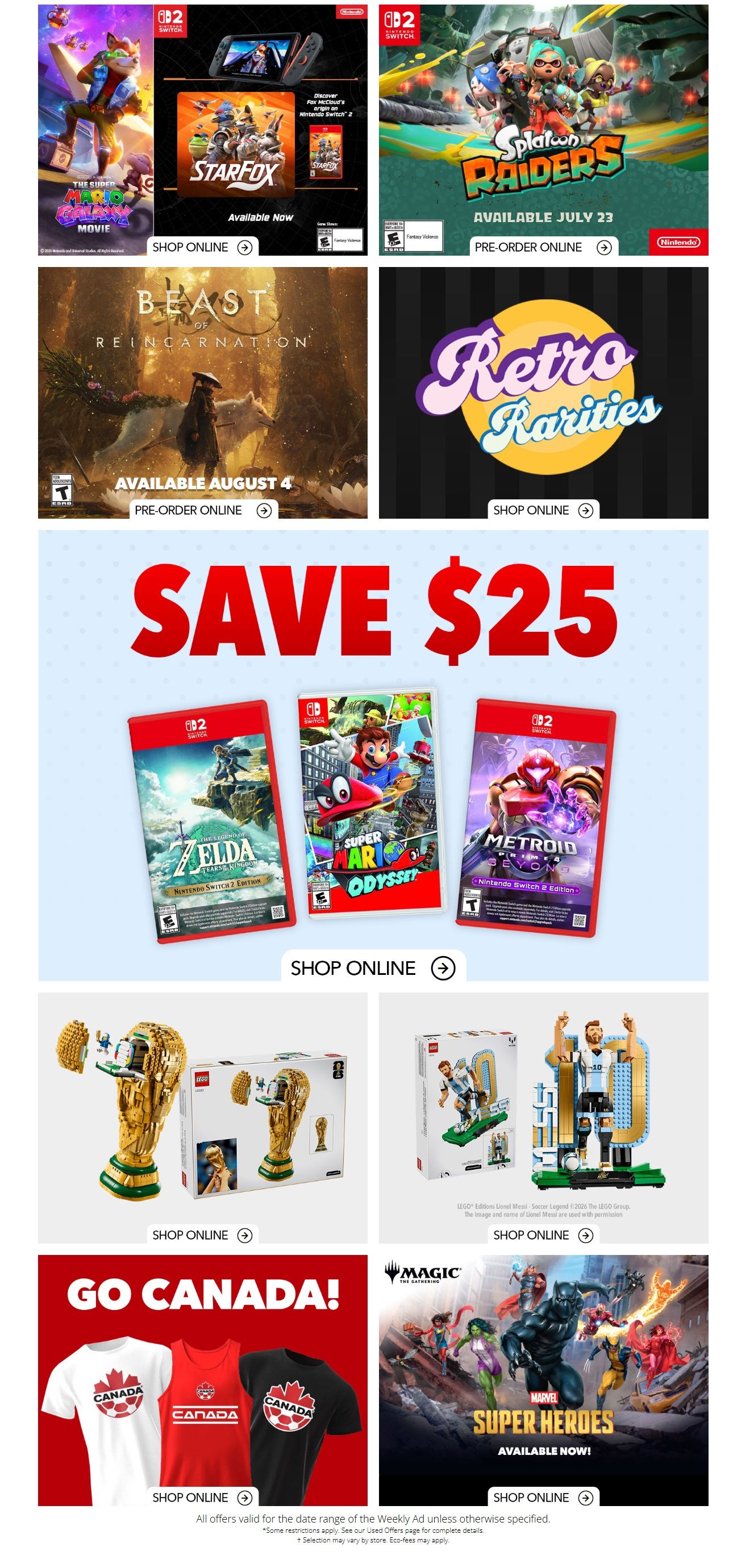 EB Games Flyer July 2 to 8