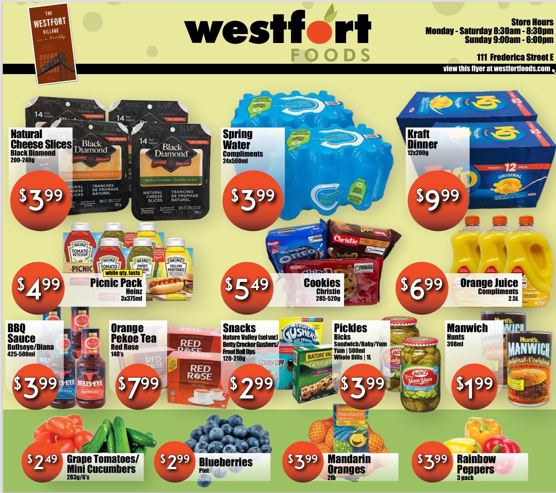 Westfort Foods Flyer July 3 to 9