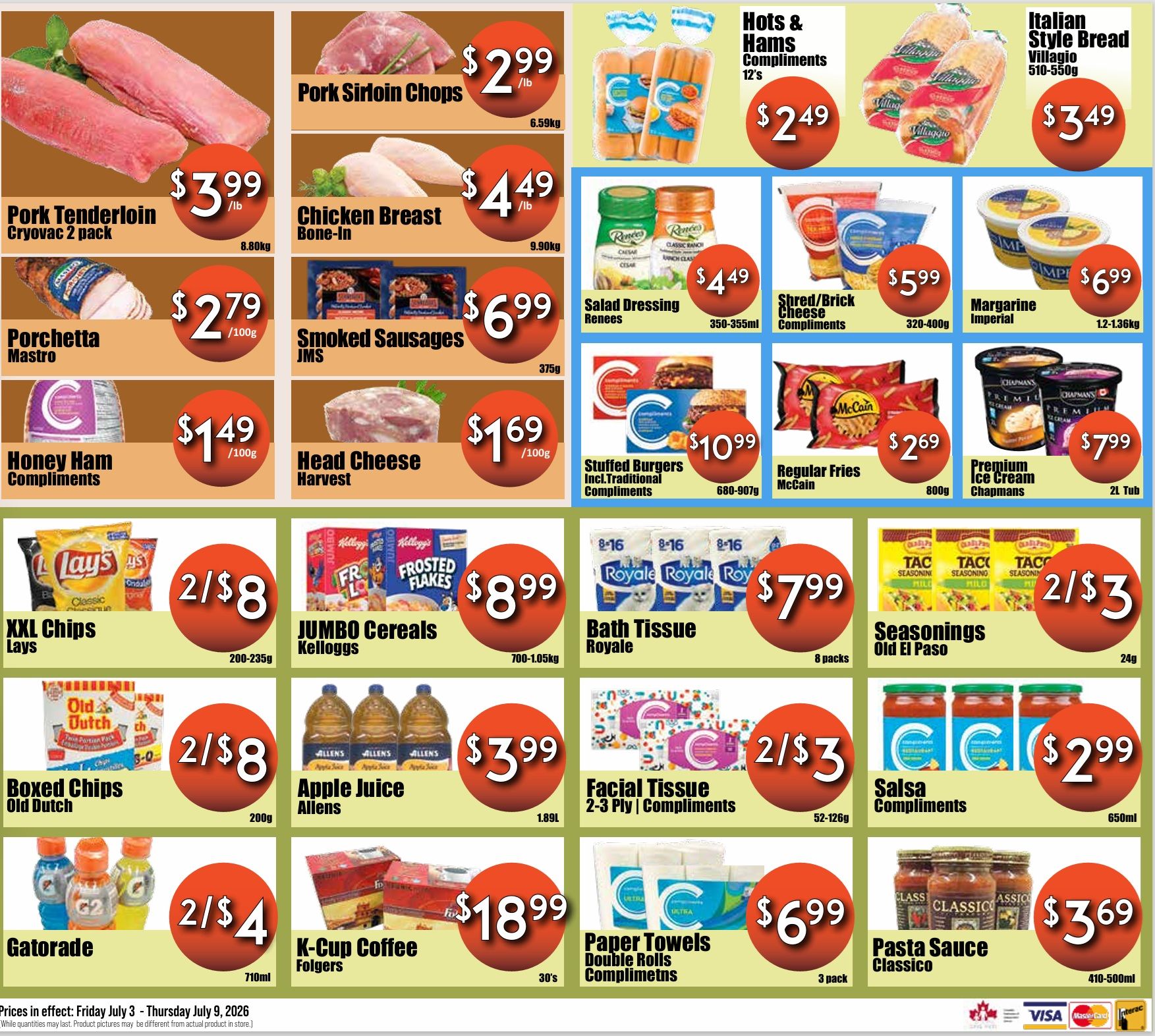 Westfort Foods Flyer July 3 to 9