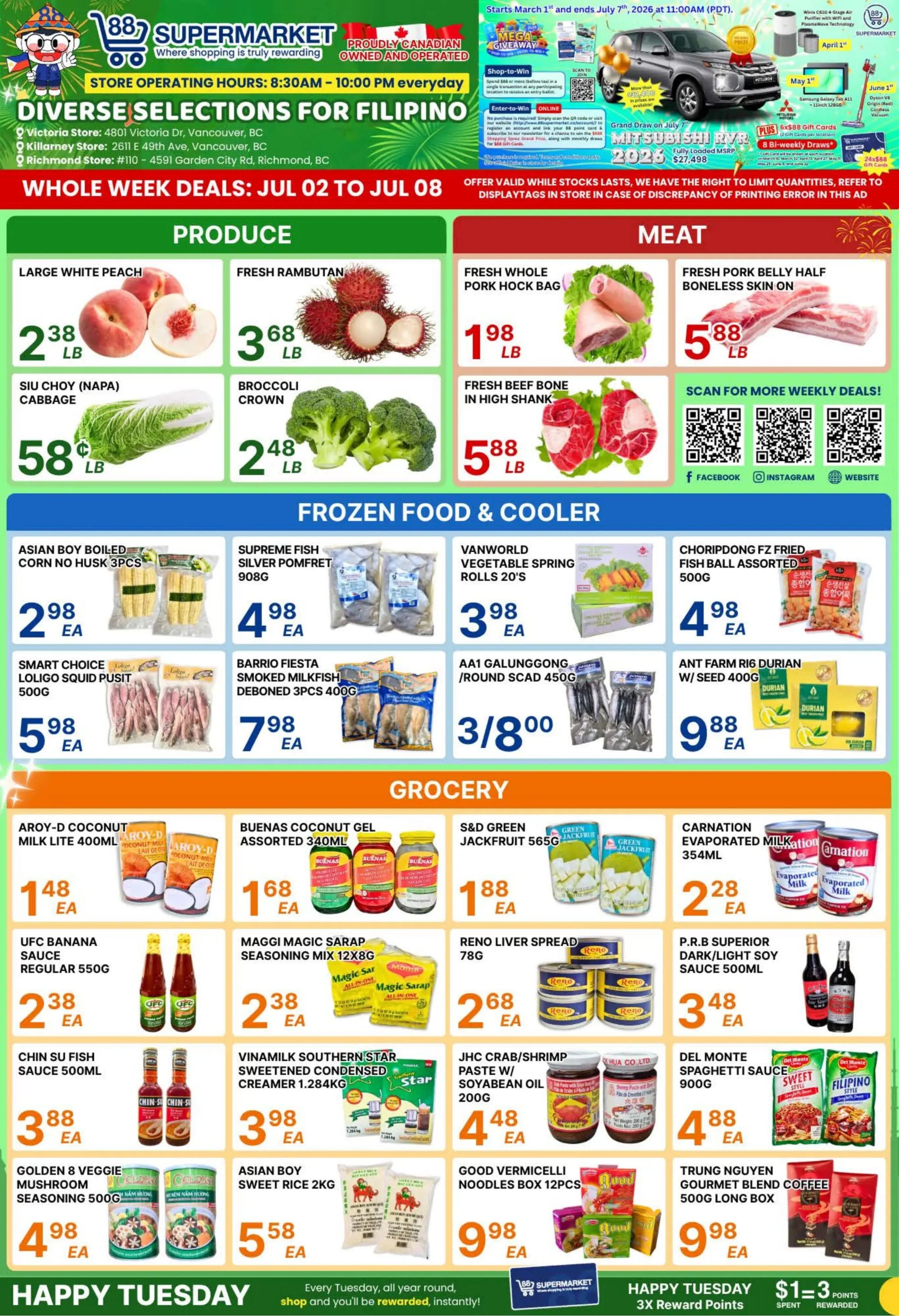 88 Supermarket Flyer July 2 to 8