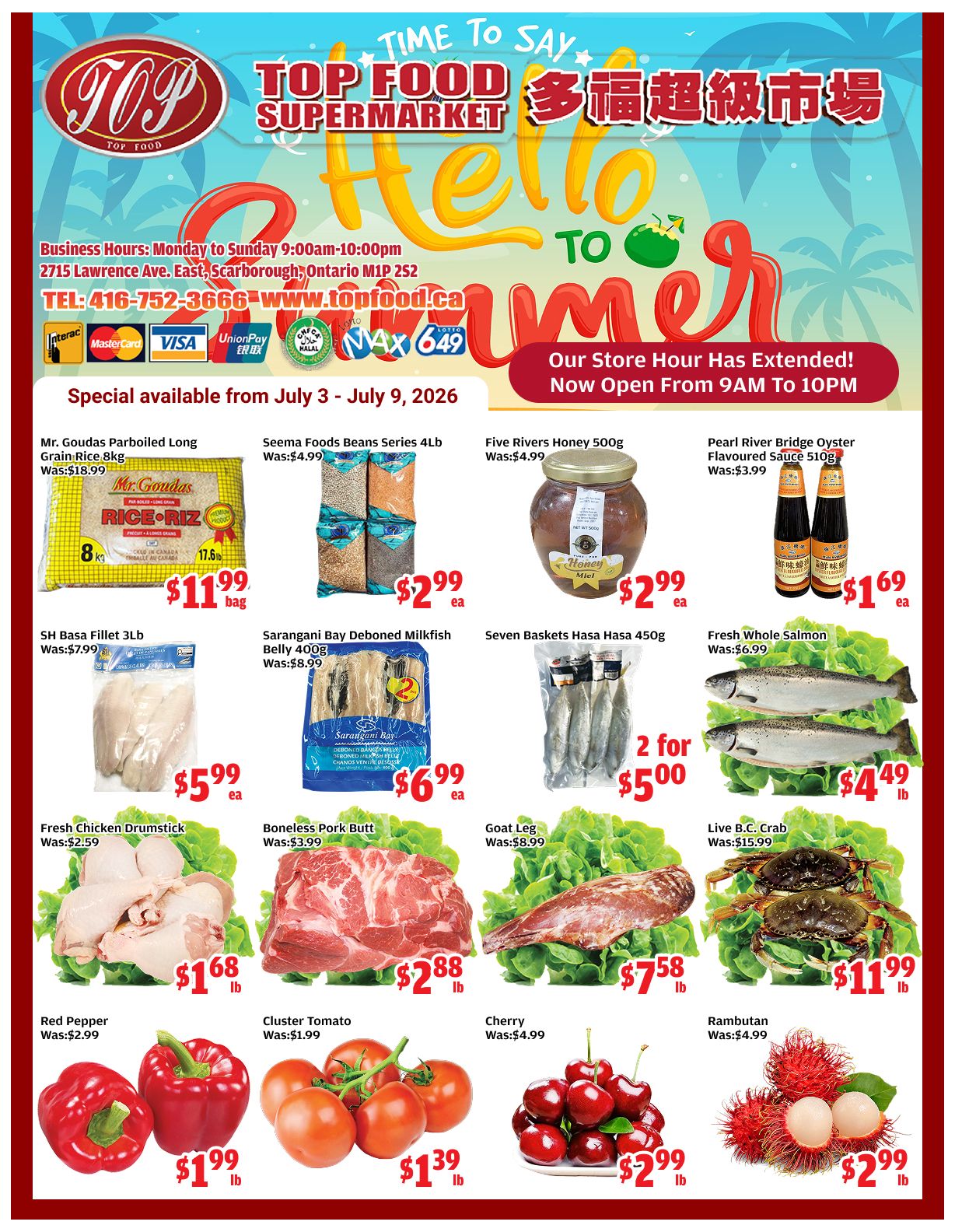 Top Food Supermarket Flyer July 3 to 9