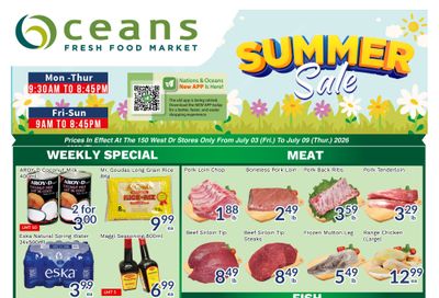 Oceans Fresh Food Market (Brampton) Flyer July 3 to 9