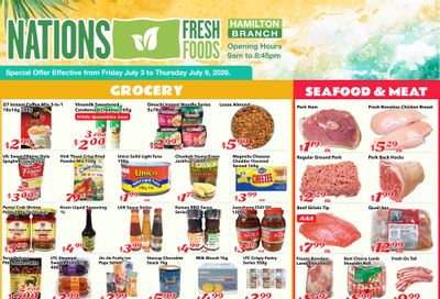 Nations Fresh Foods (Hamilton) Flyer July 3 to 9