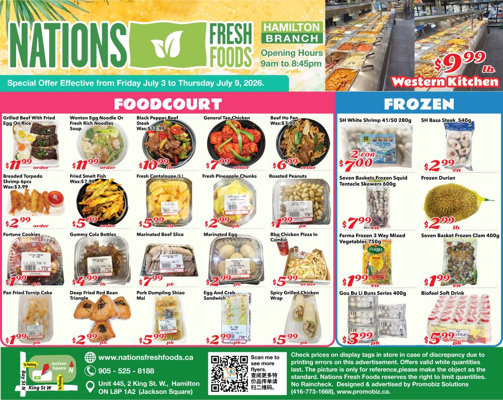 Nations Fresh Foods (Hamilton) Flyer July 3 to 9