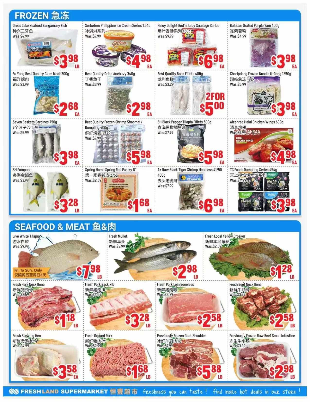 FreshLand Supermarket Flyer July 3 to 9