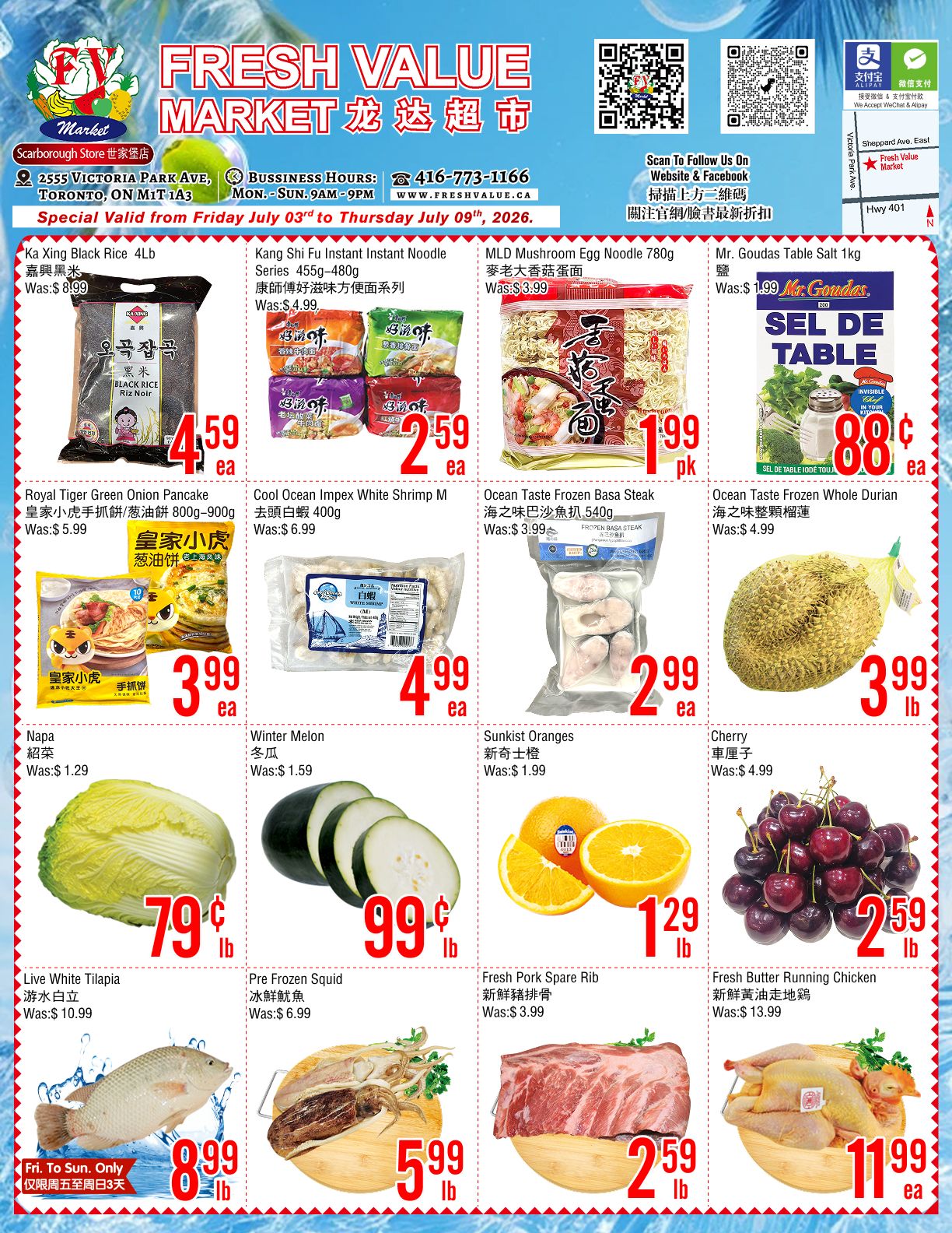 Fresh Value (Scarborough) Flyer July 3 to 9
