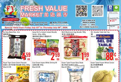 Fresh Value (Scarborough) Flyer July 3 to 9